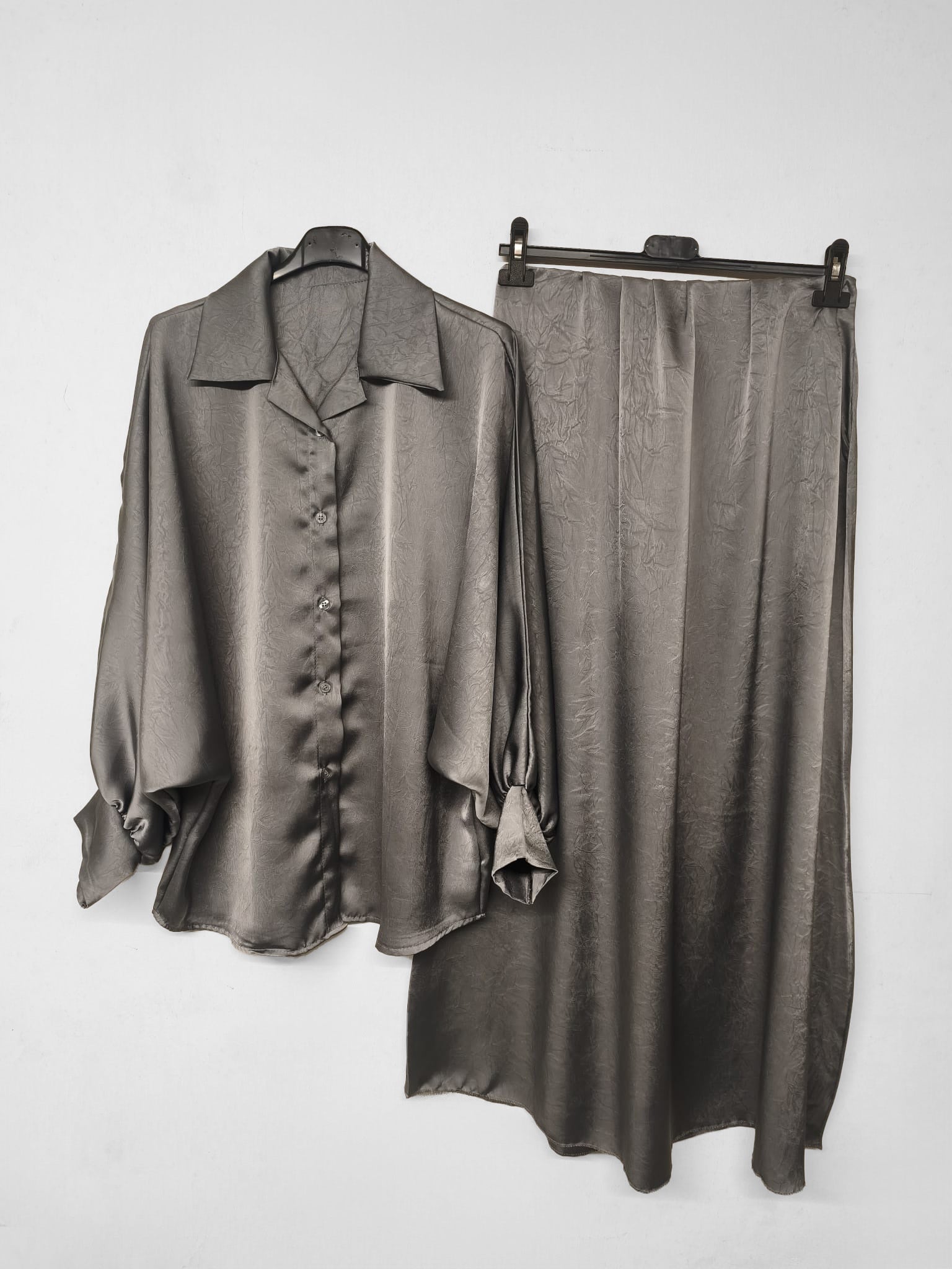 Zwei-Teiler Rock Elayne Grau