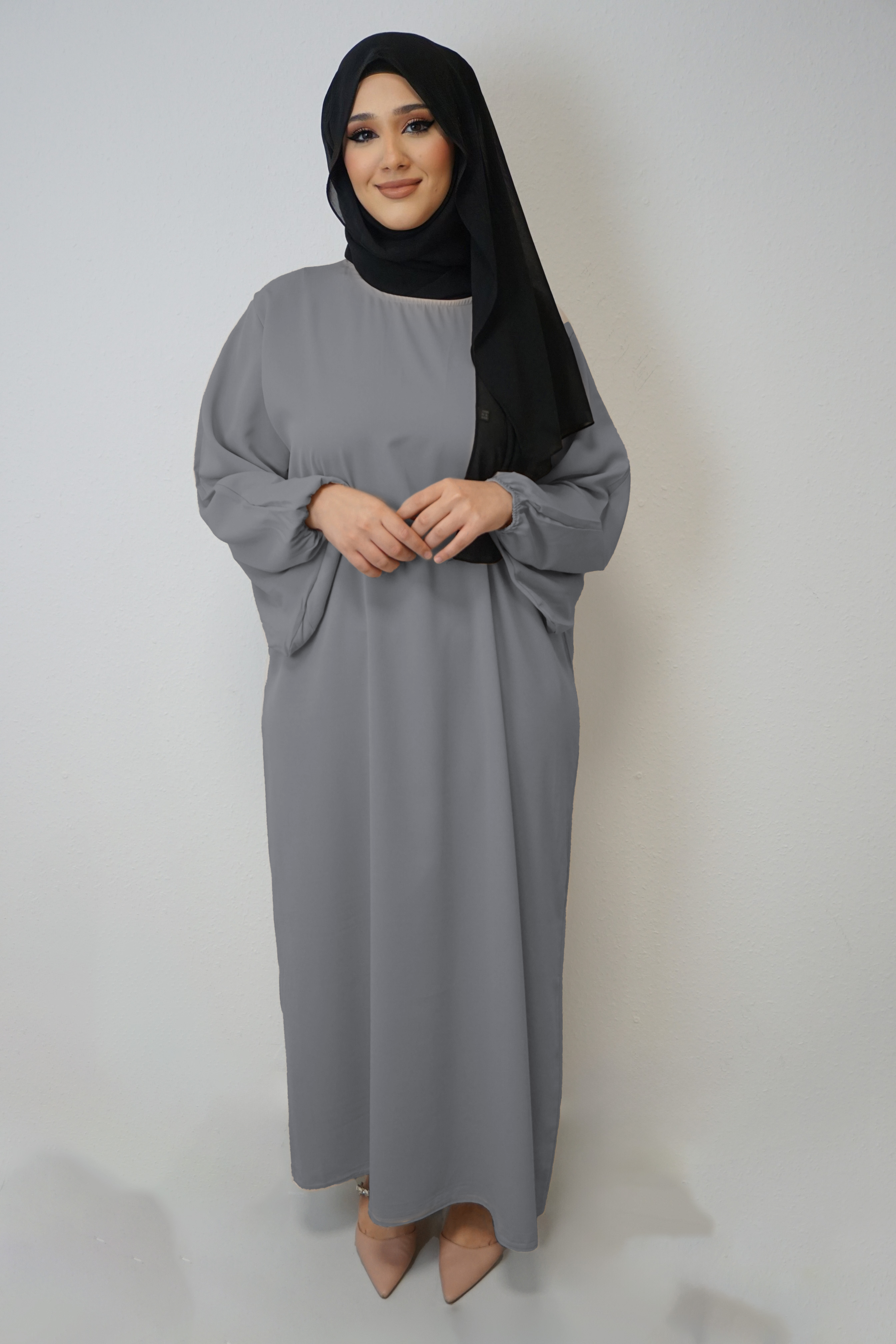 Abaya Amal Grau