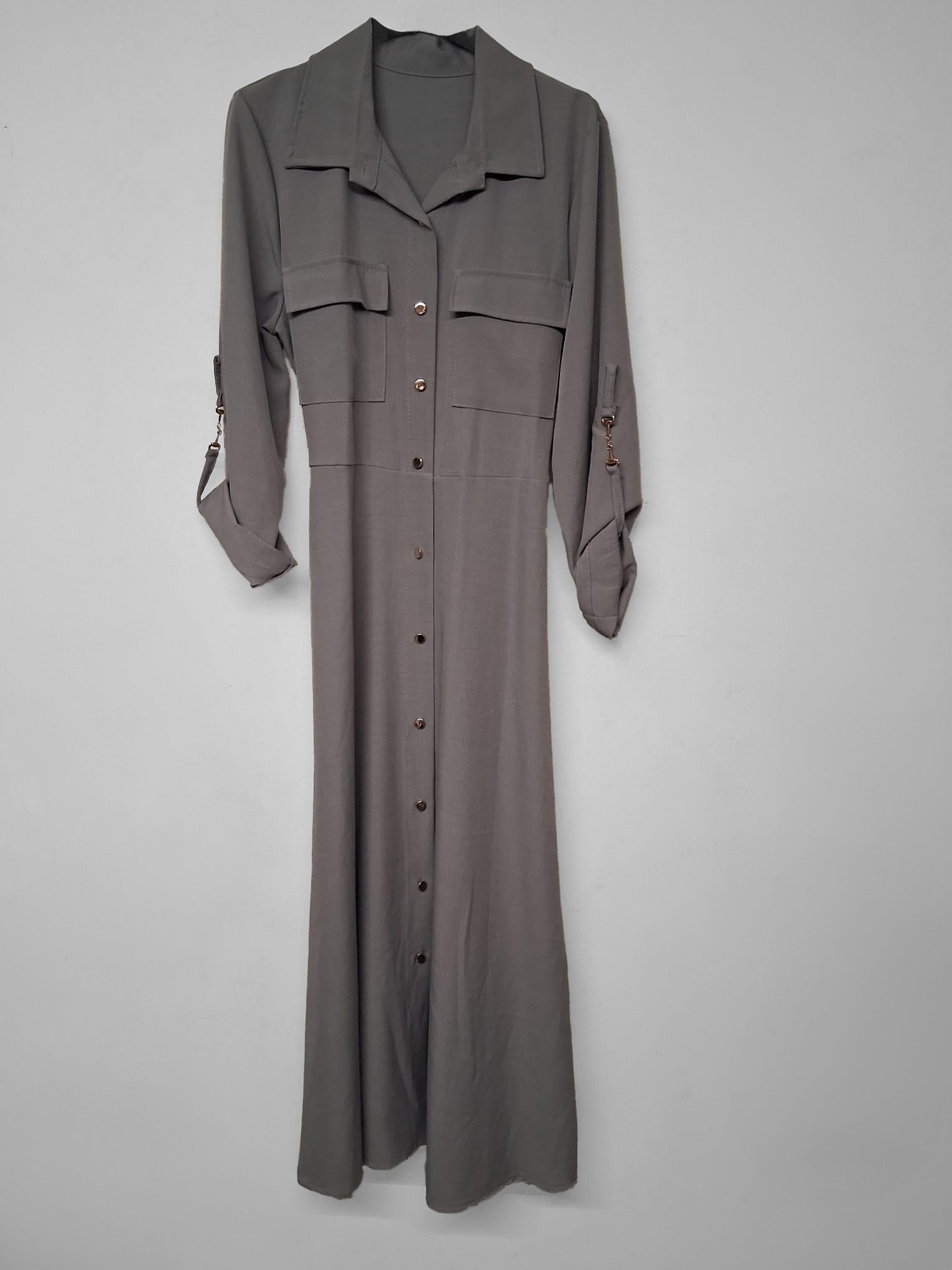 Abaya Melody Hellgrau