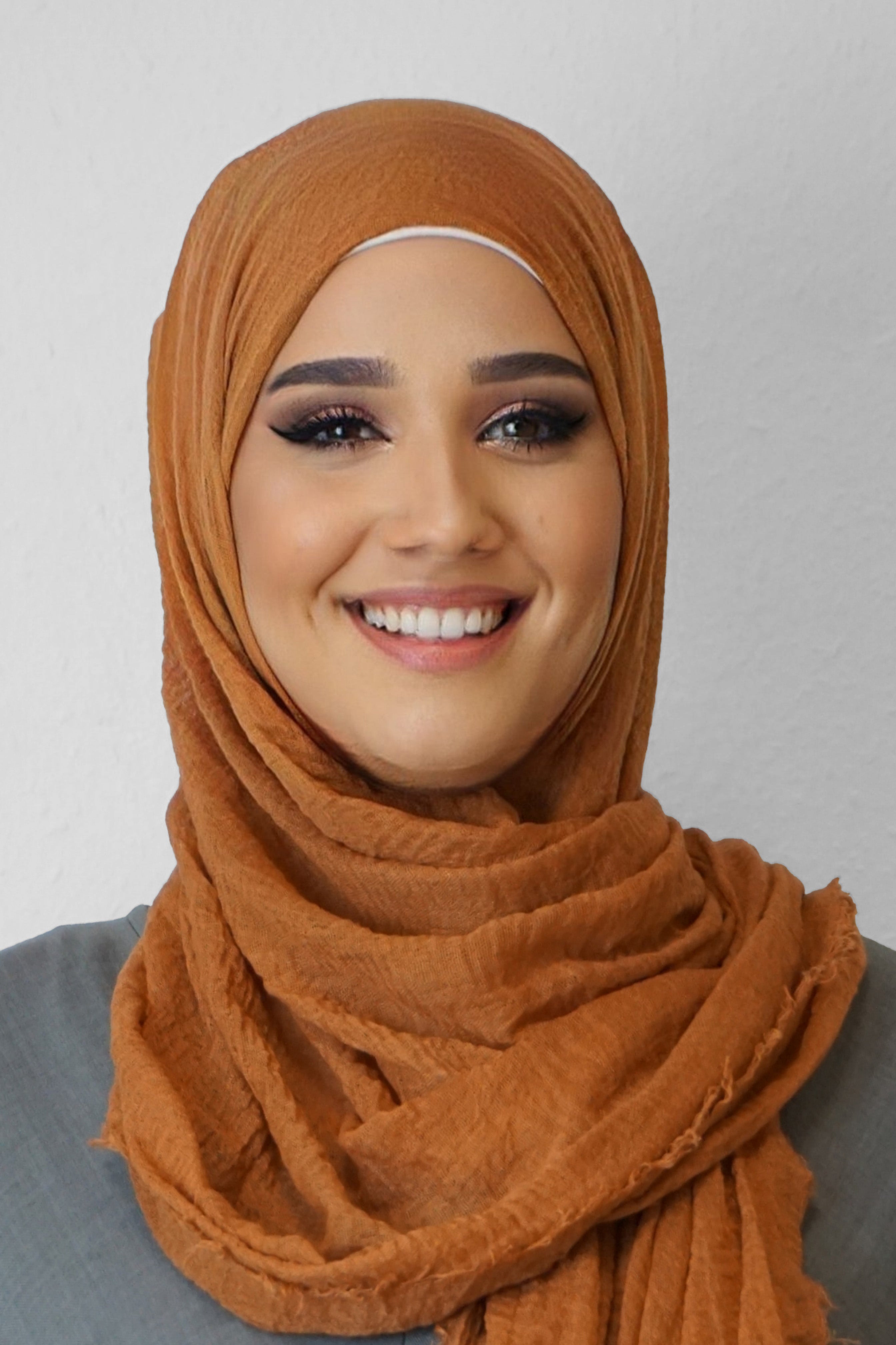 Daily Hijab Dalia Dunkelorange