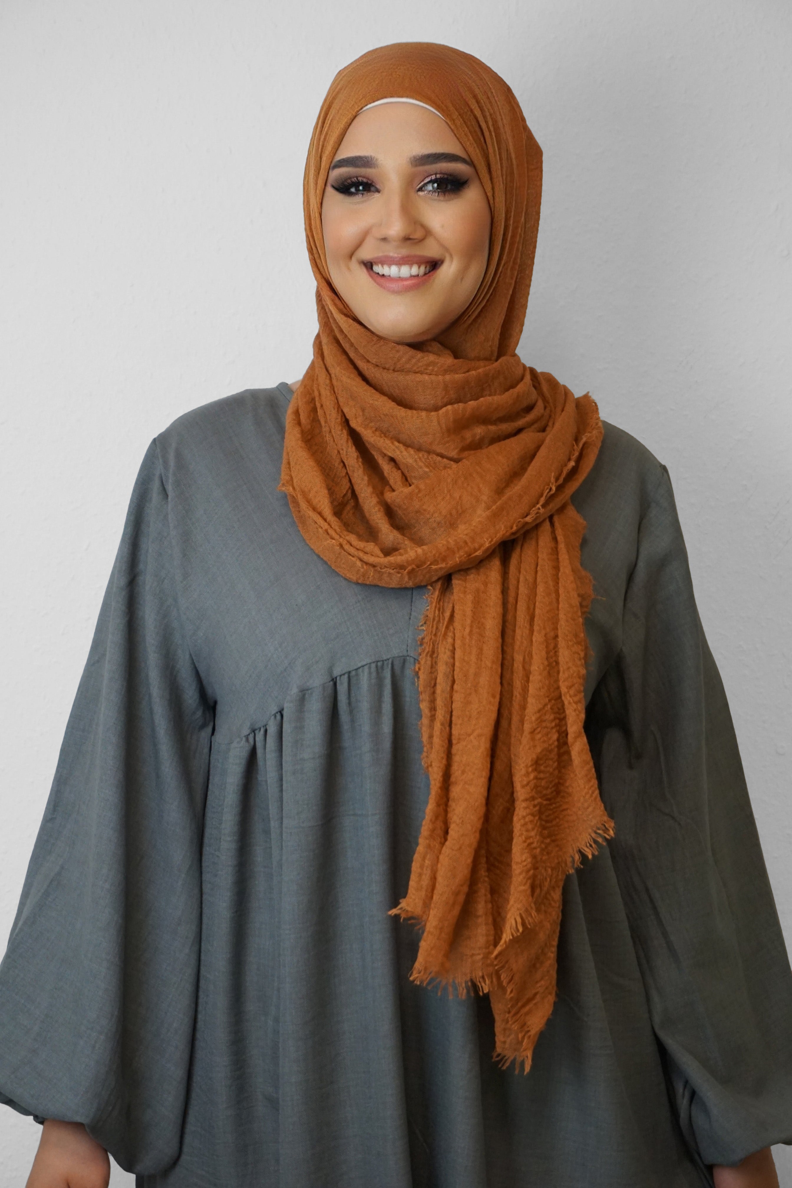 Daily Hijab Dalia Dunkelorange