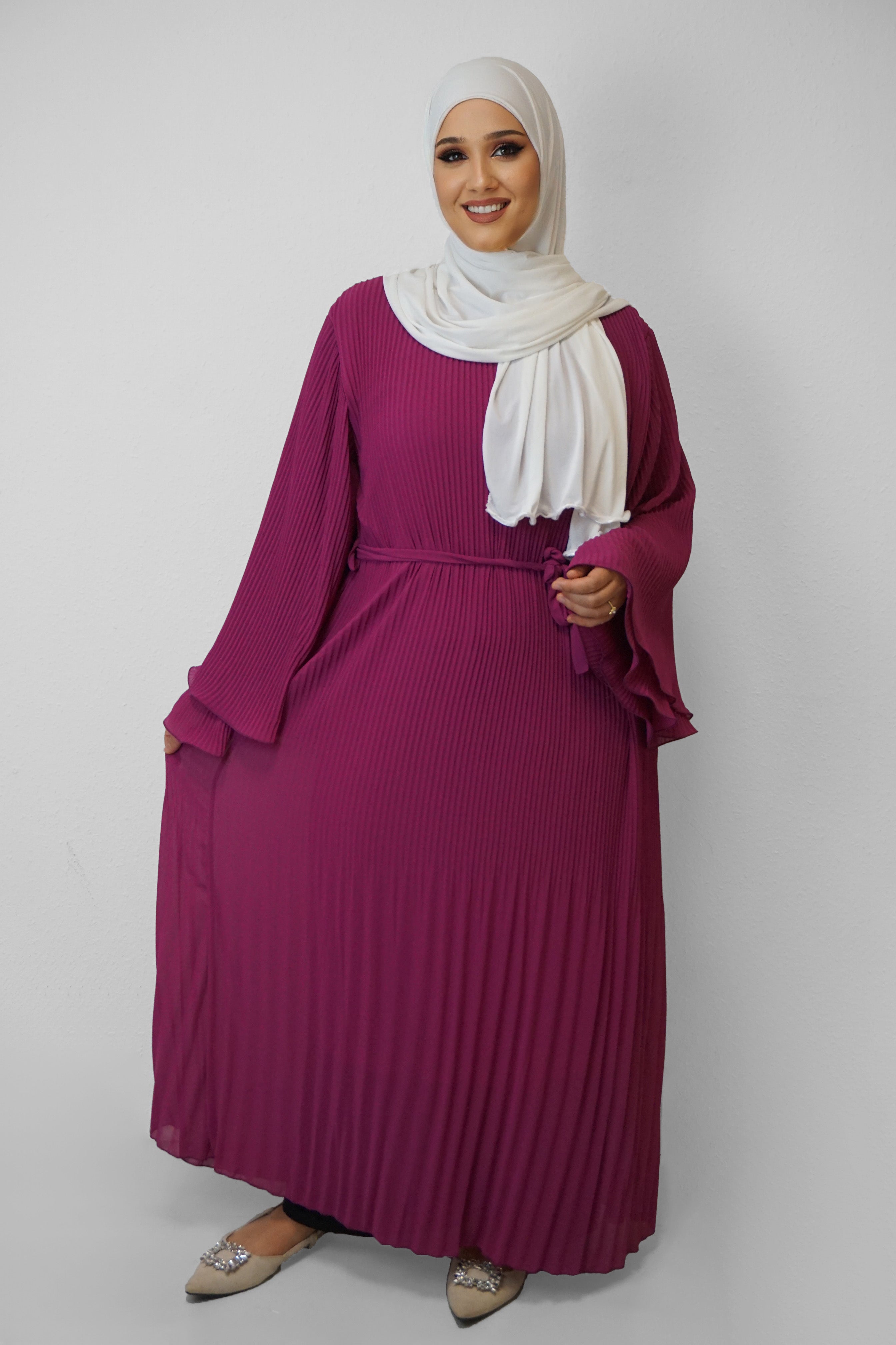 Abaya Kinza Himbeere