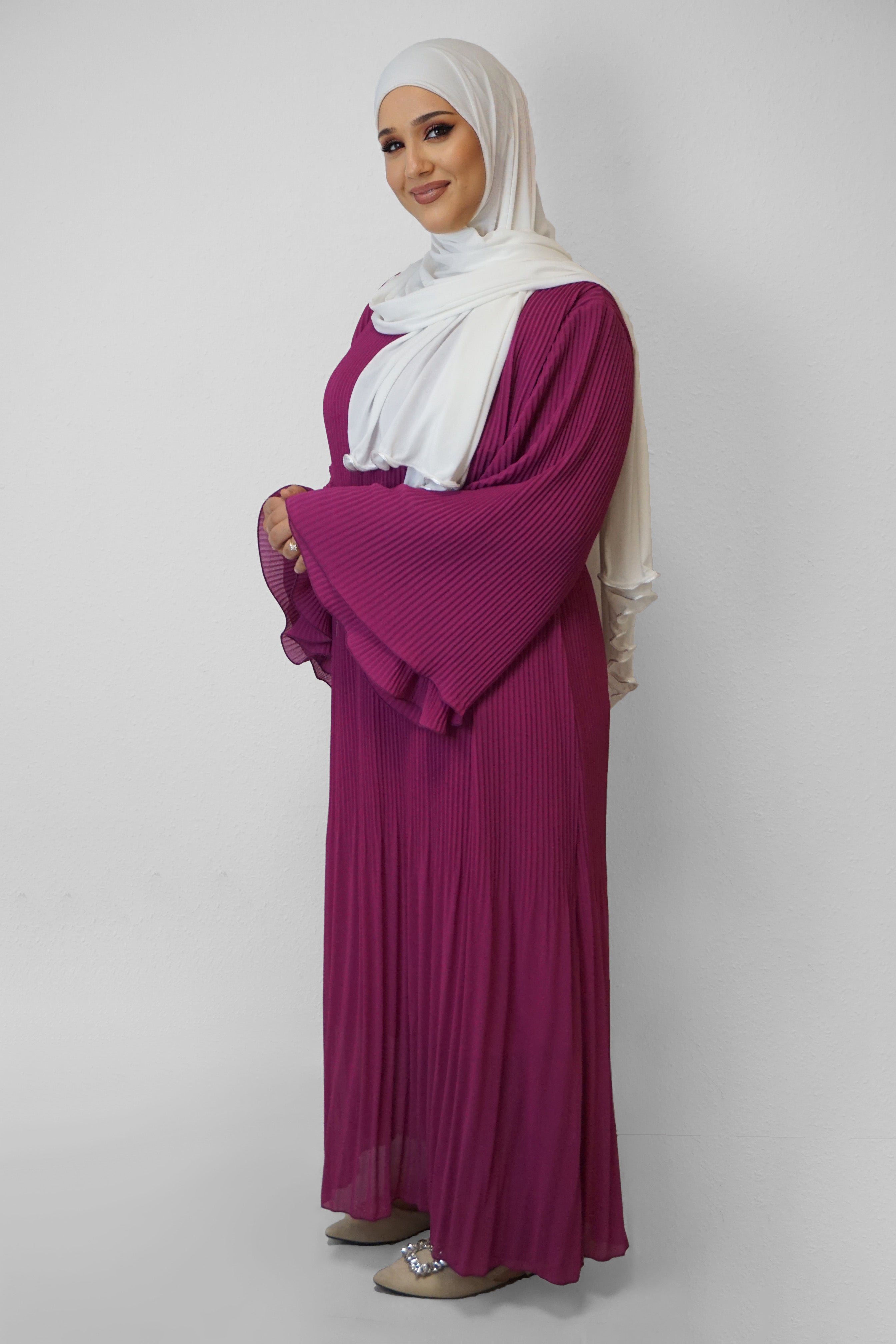 Abaya Kinza Himbeere