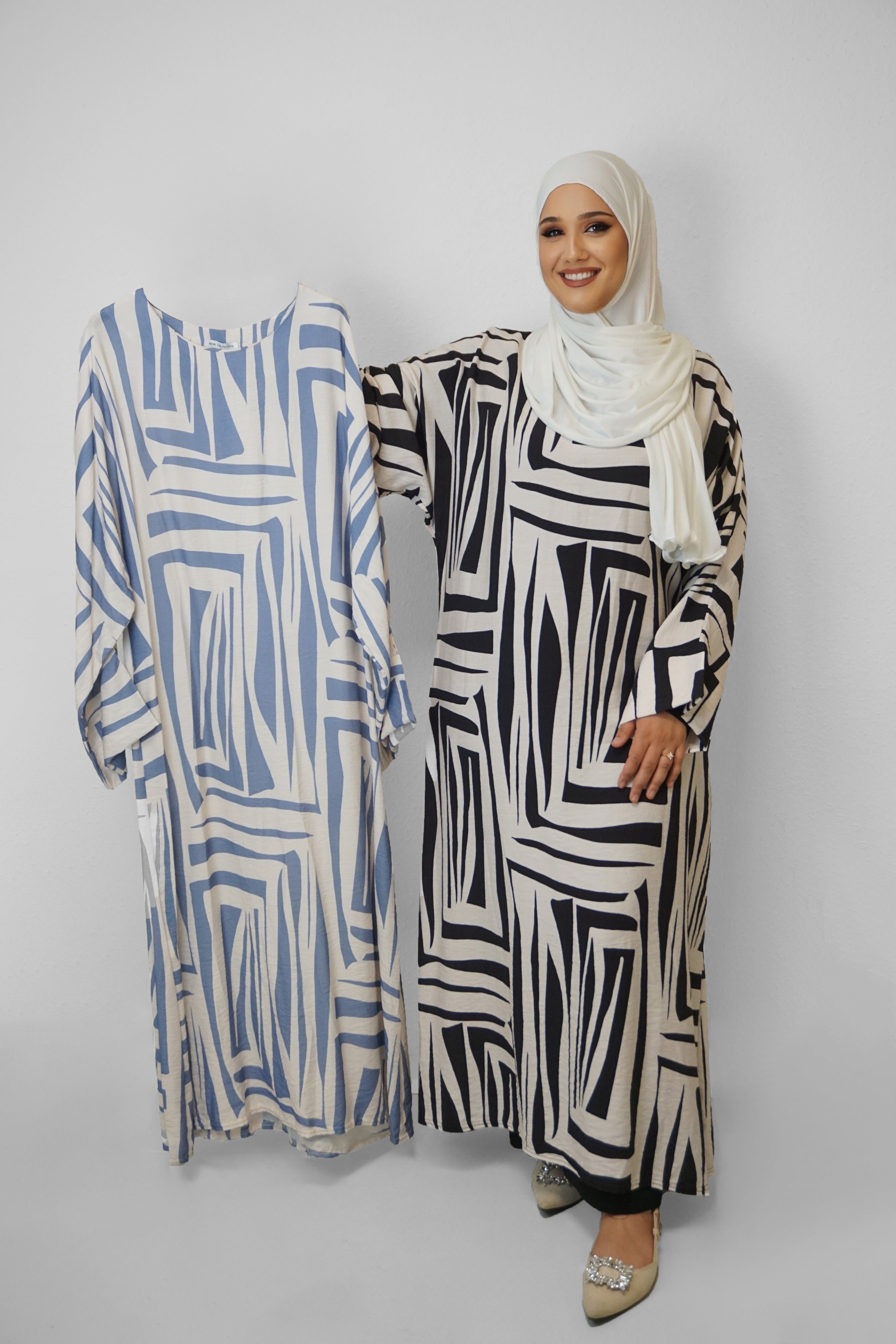 Abaya Umida Jeansblau