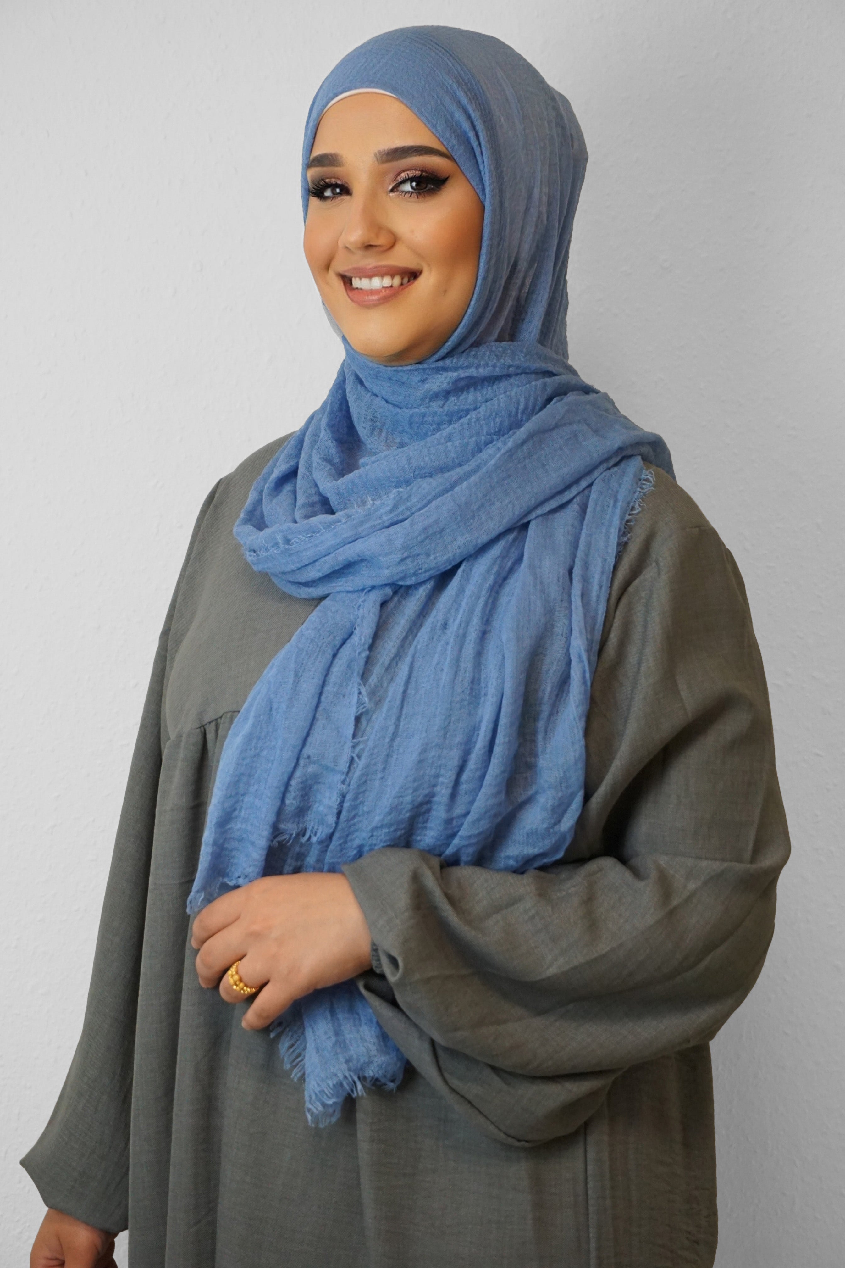 Daily Hijab Dalia Jeansblau