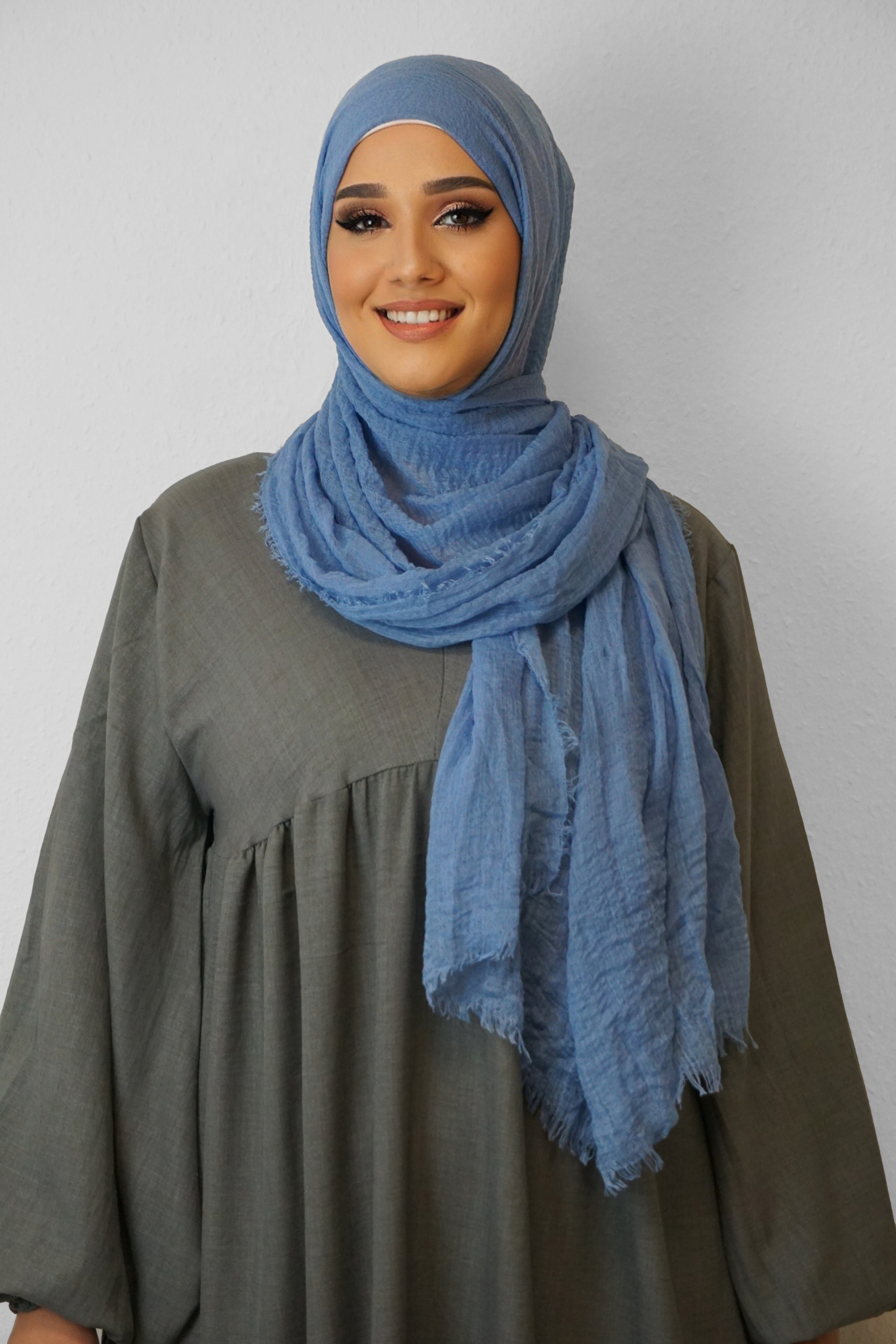 Daily Hijab Dalia Jeansblau