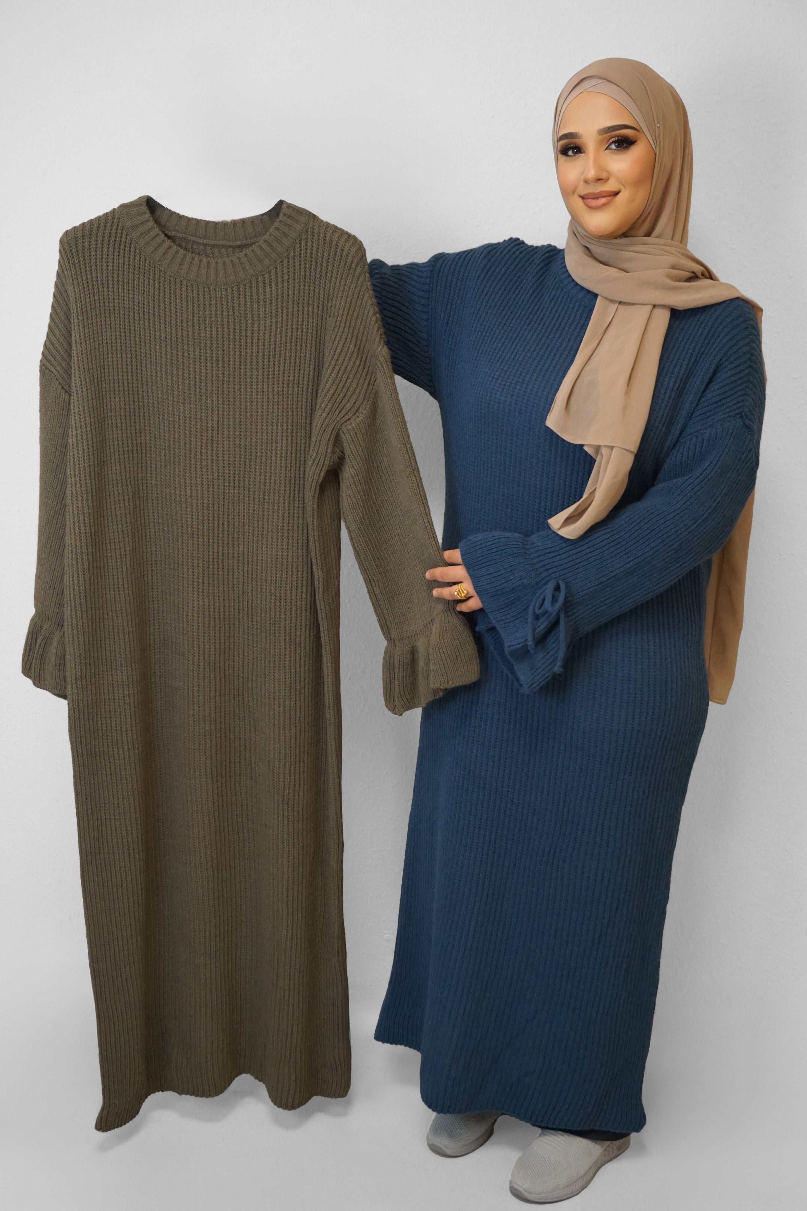 Strickkleid Noora Khaki