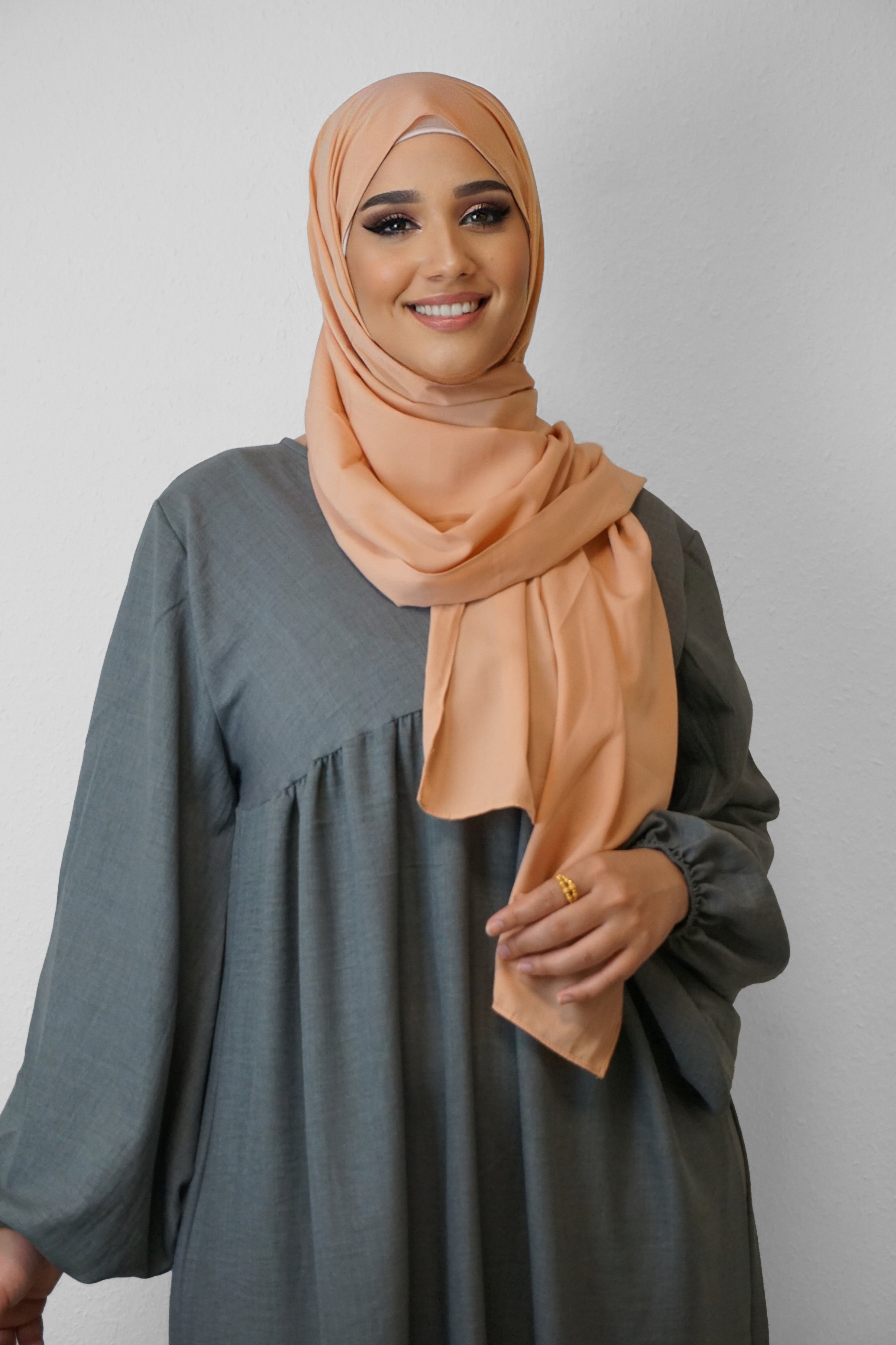 Medina Hijab Light-Orange