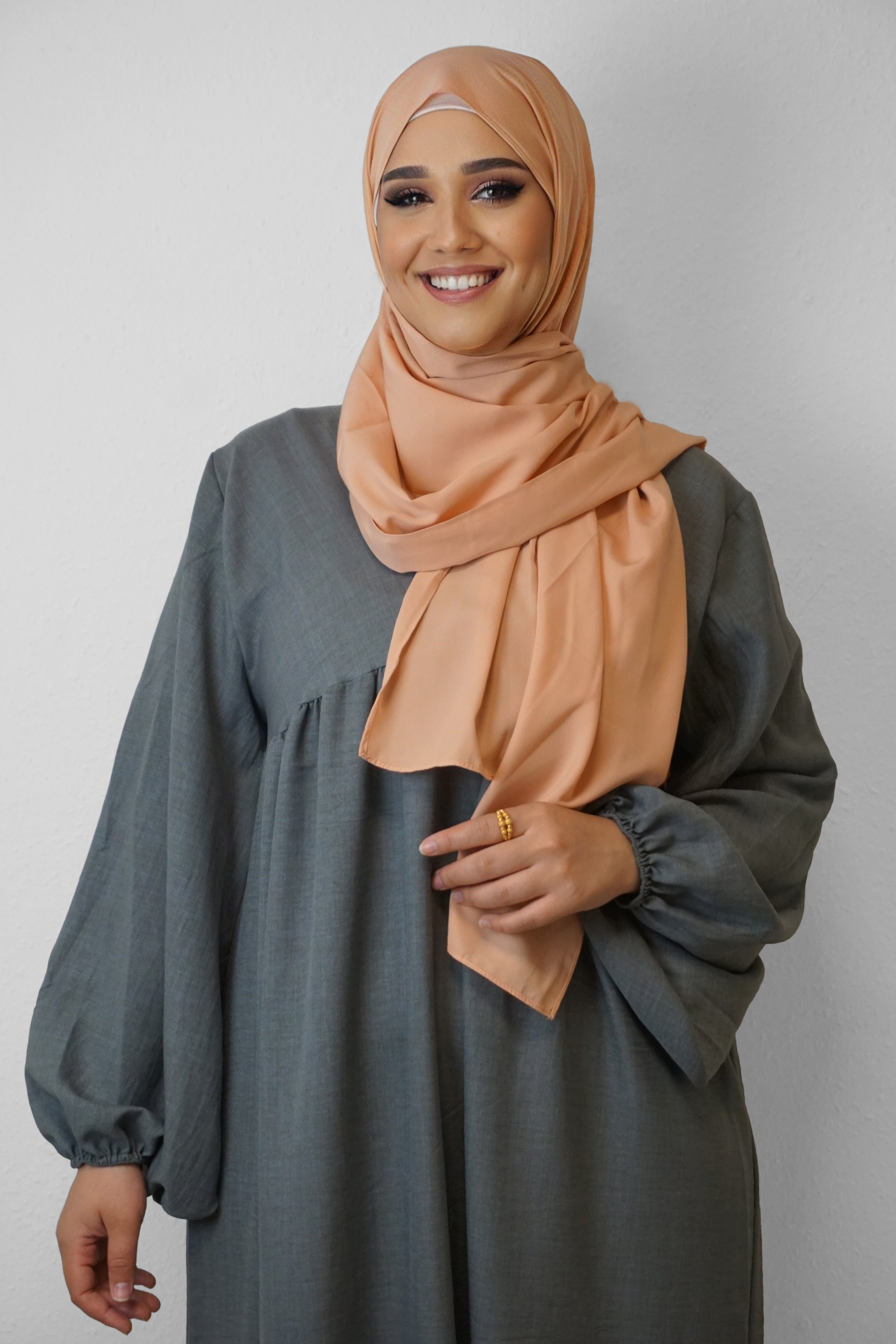Medina Hijab Light-Orange