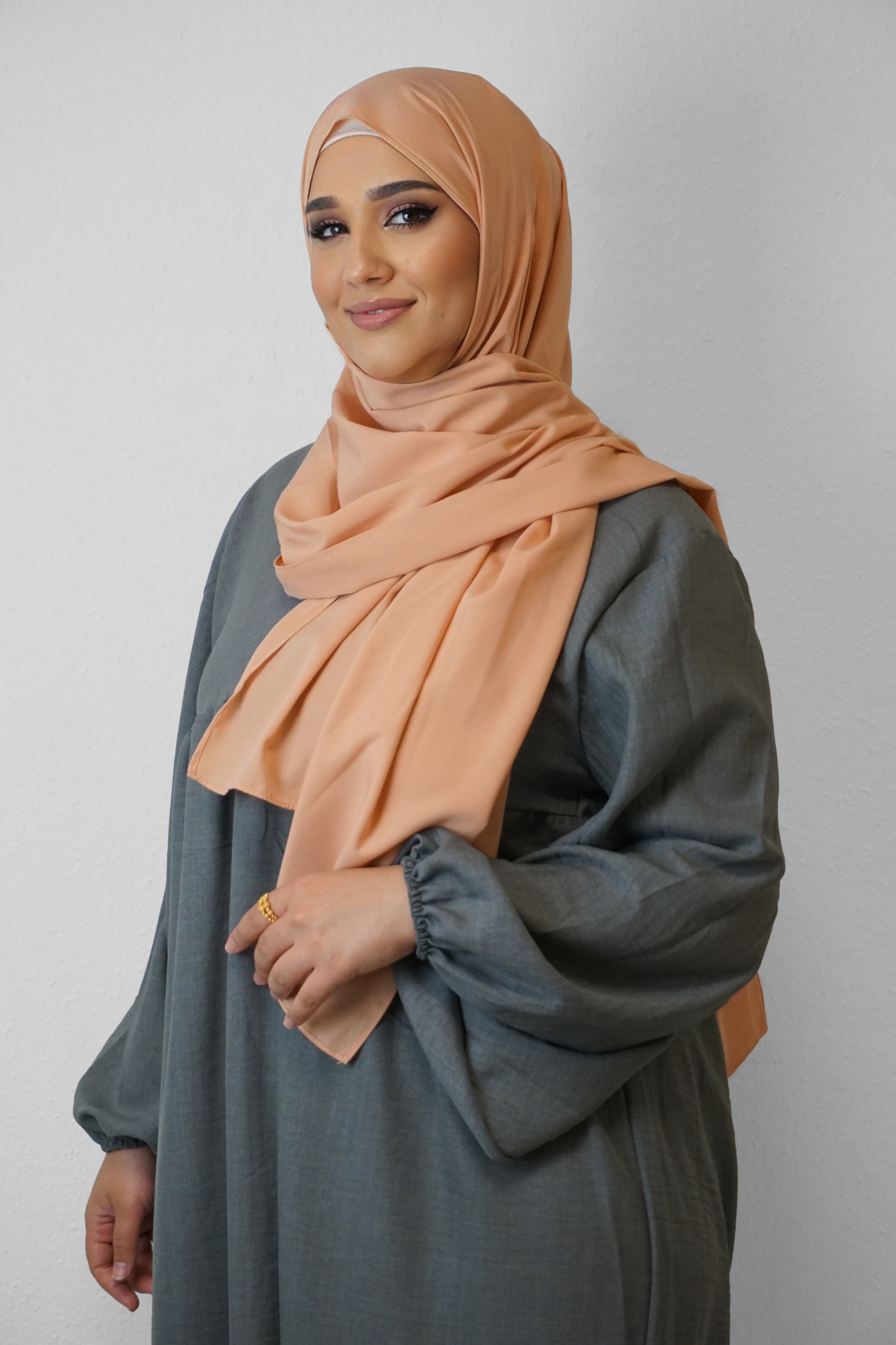 Medina Hijab Light-Orange