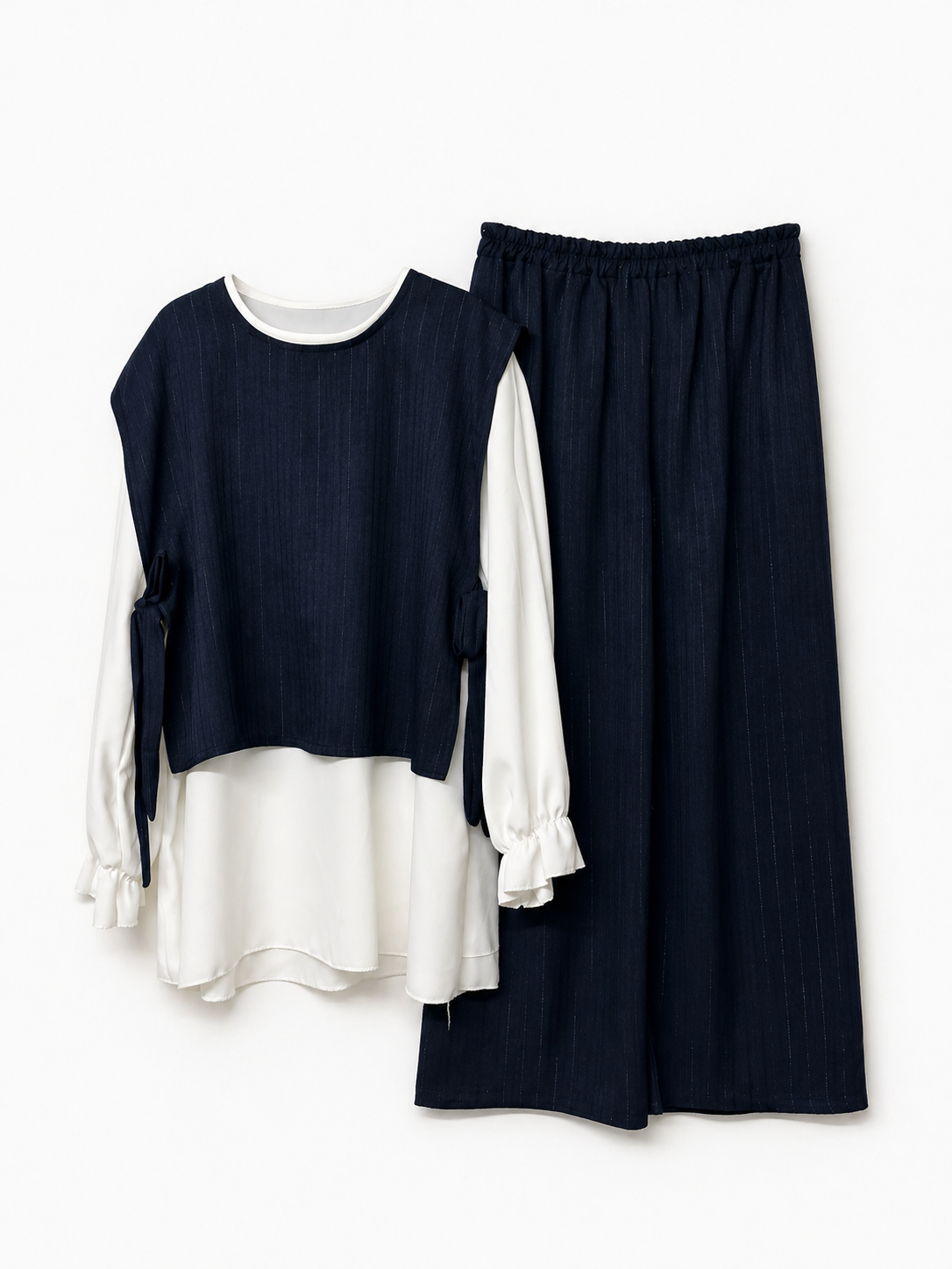 Zwei-Teiler Hose Bronwyn Marineblau