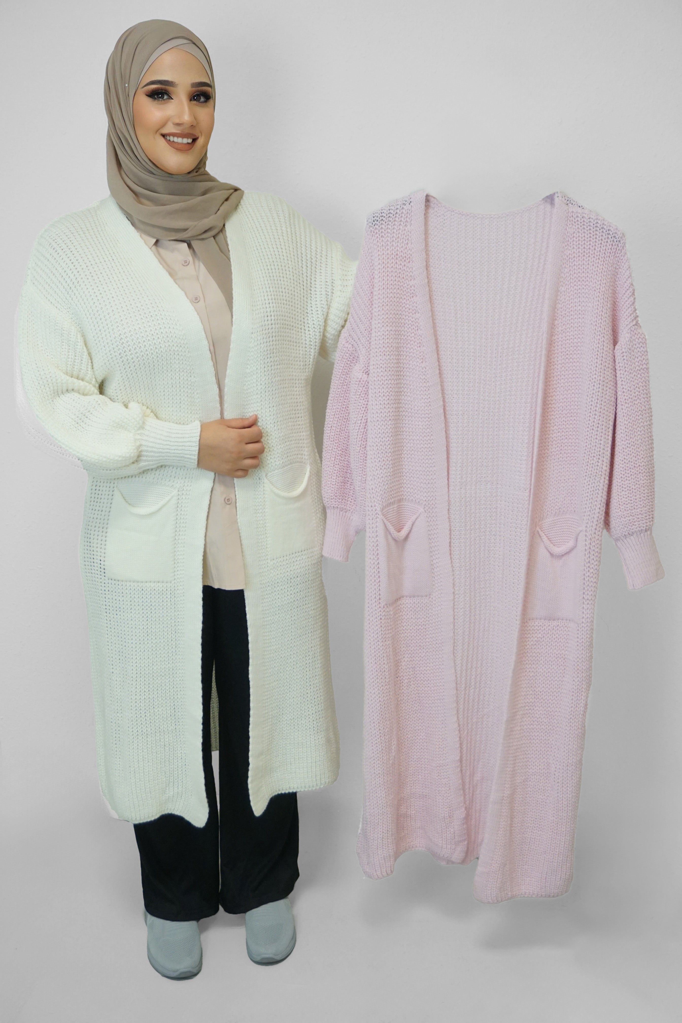 Maxi Cardigan Mahnoor Pink