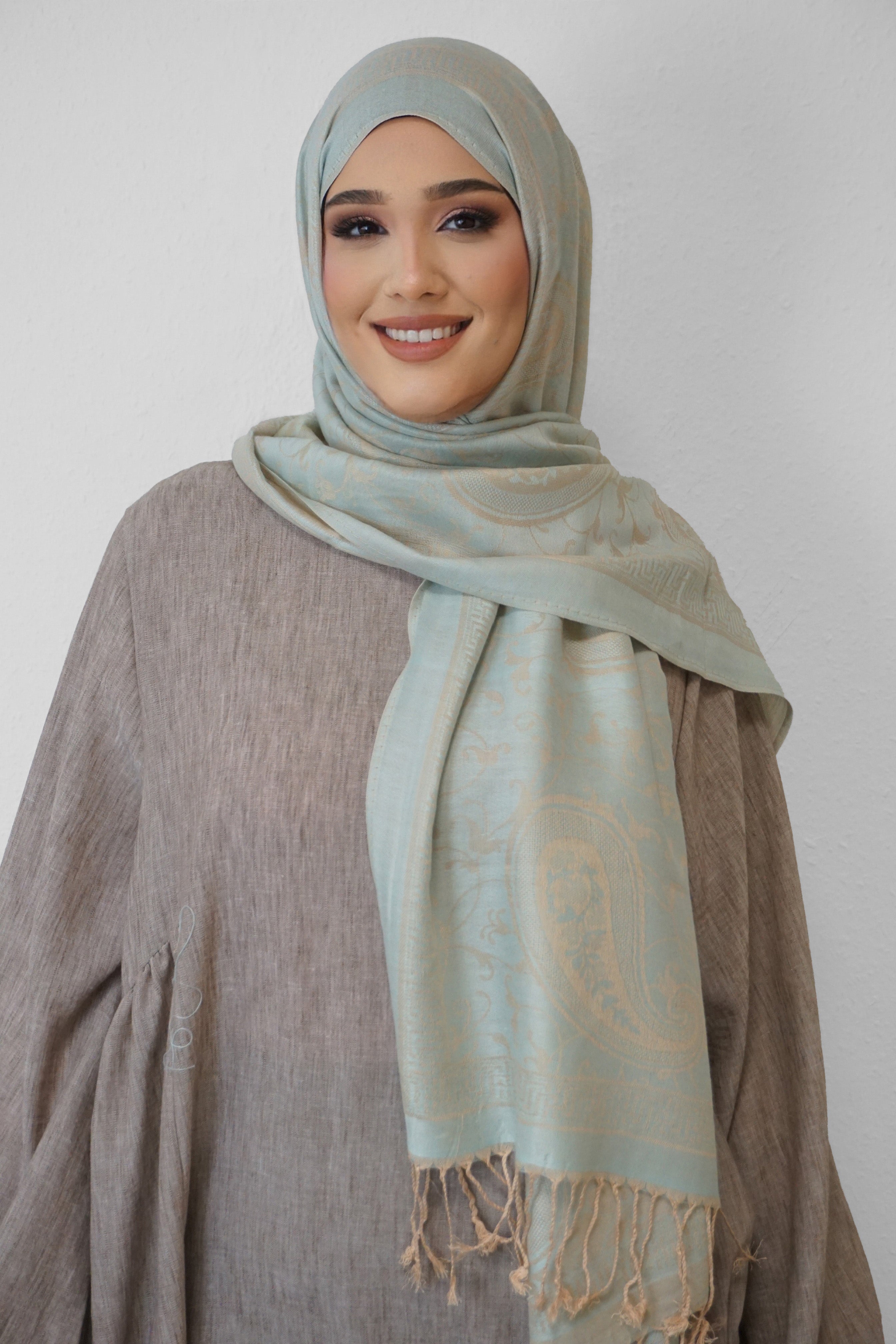 Pashmina Hijab Pistazie