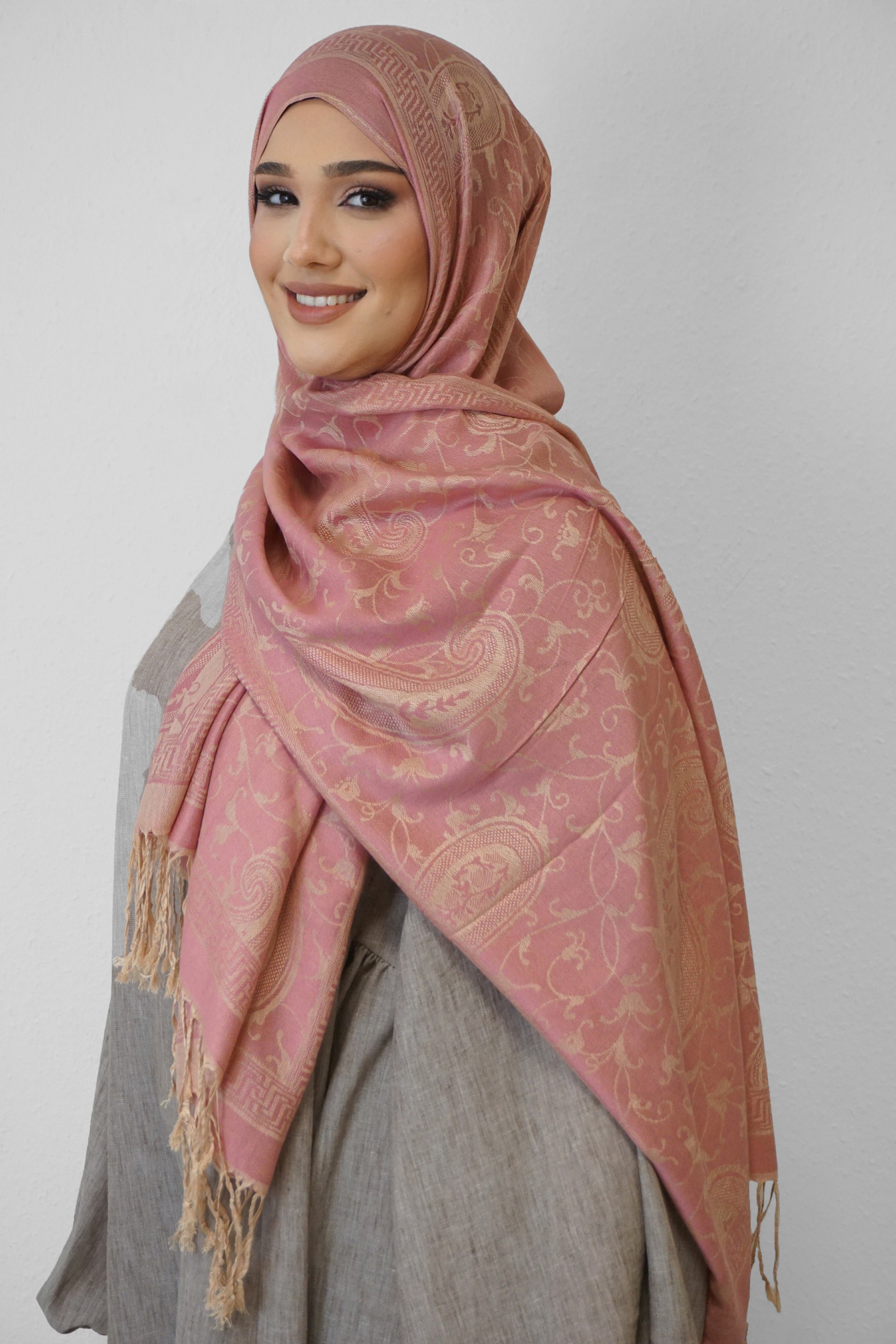 Pashmina Hijab Rosa