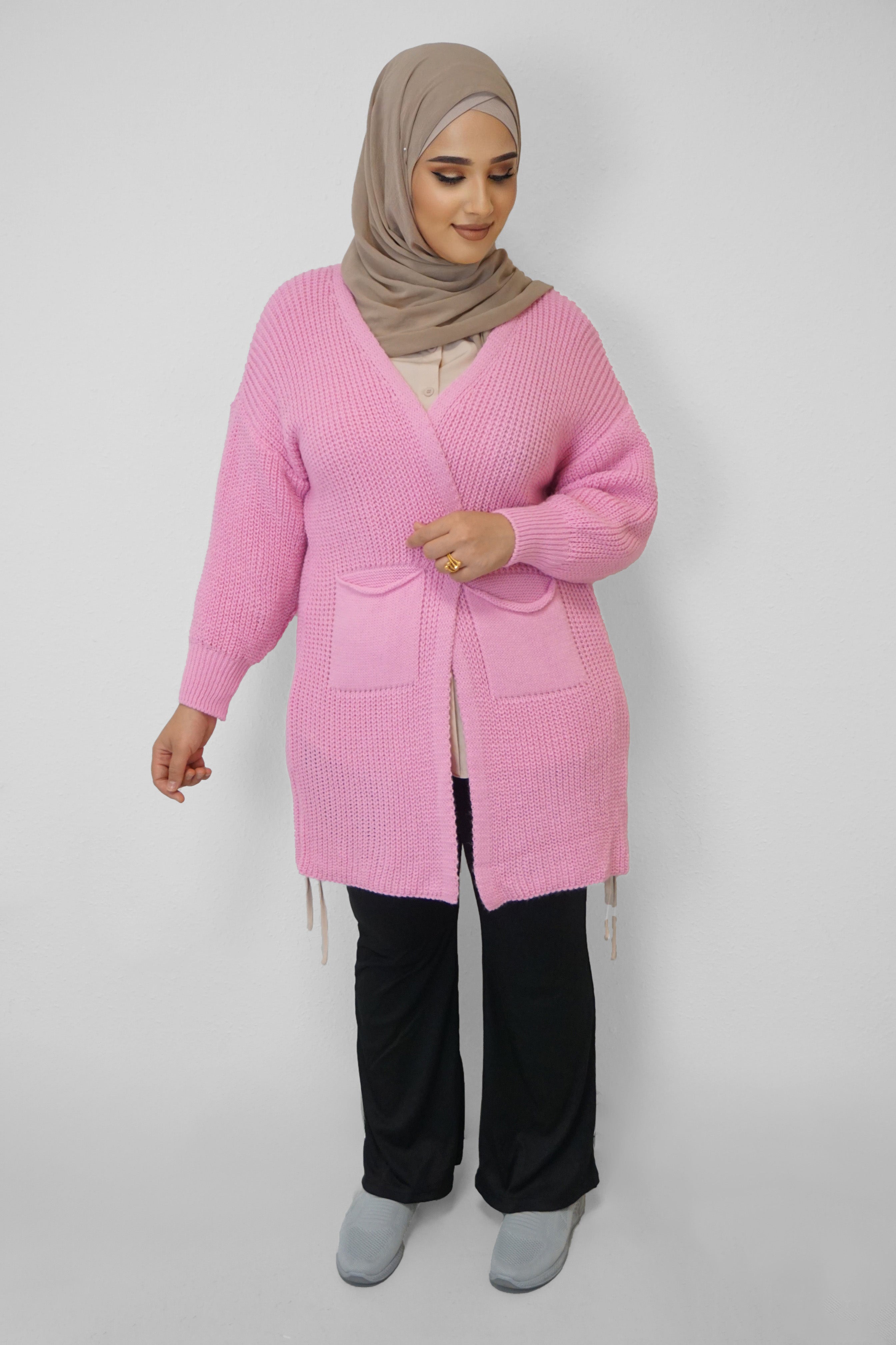 Grobstrick-Cardigan Mira Rosa