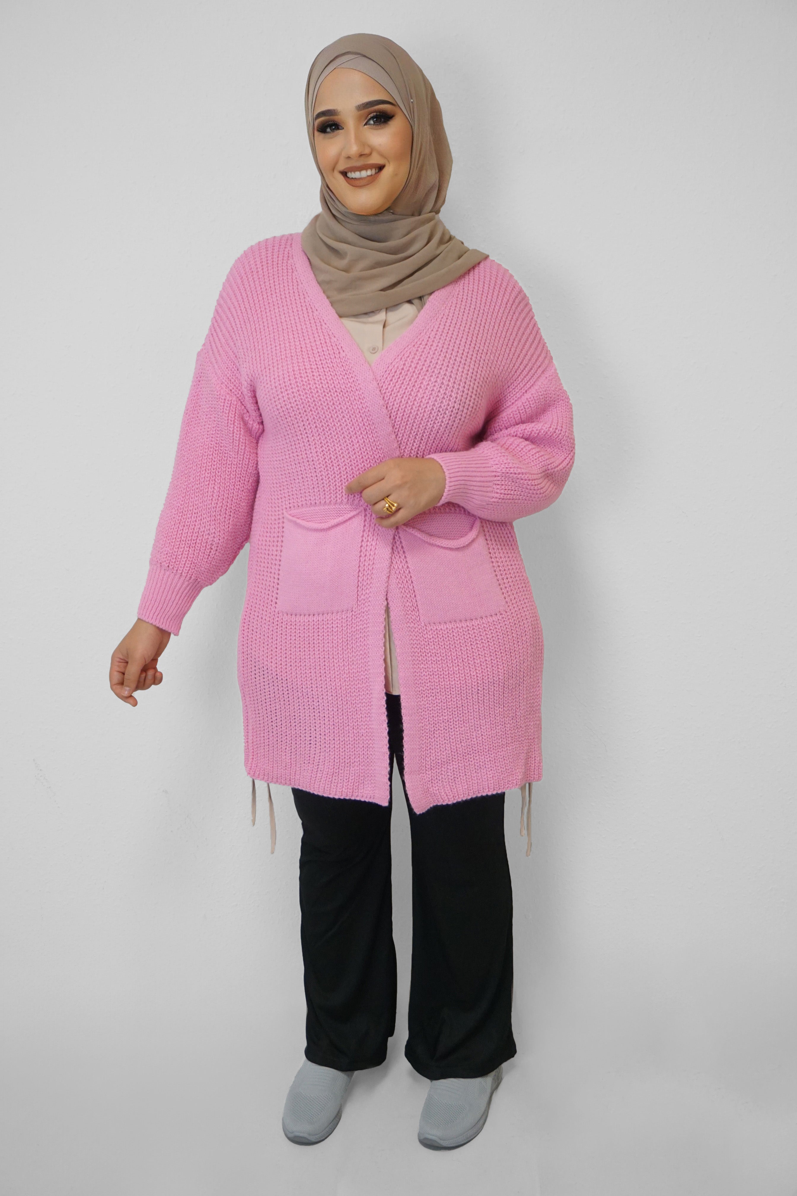 Grobstrick-Cardigan Mira Rosa