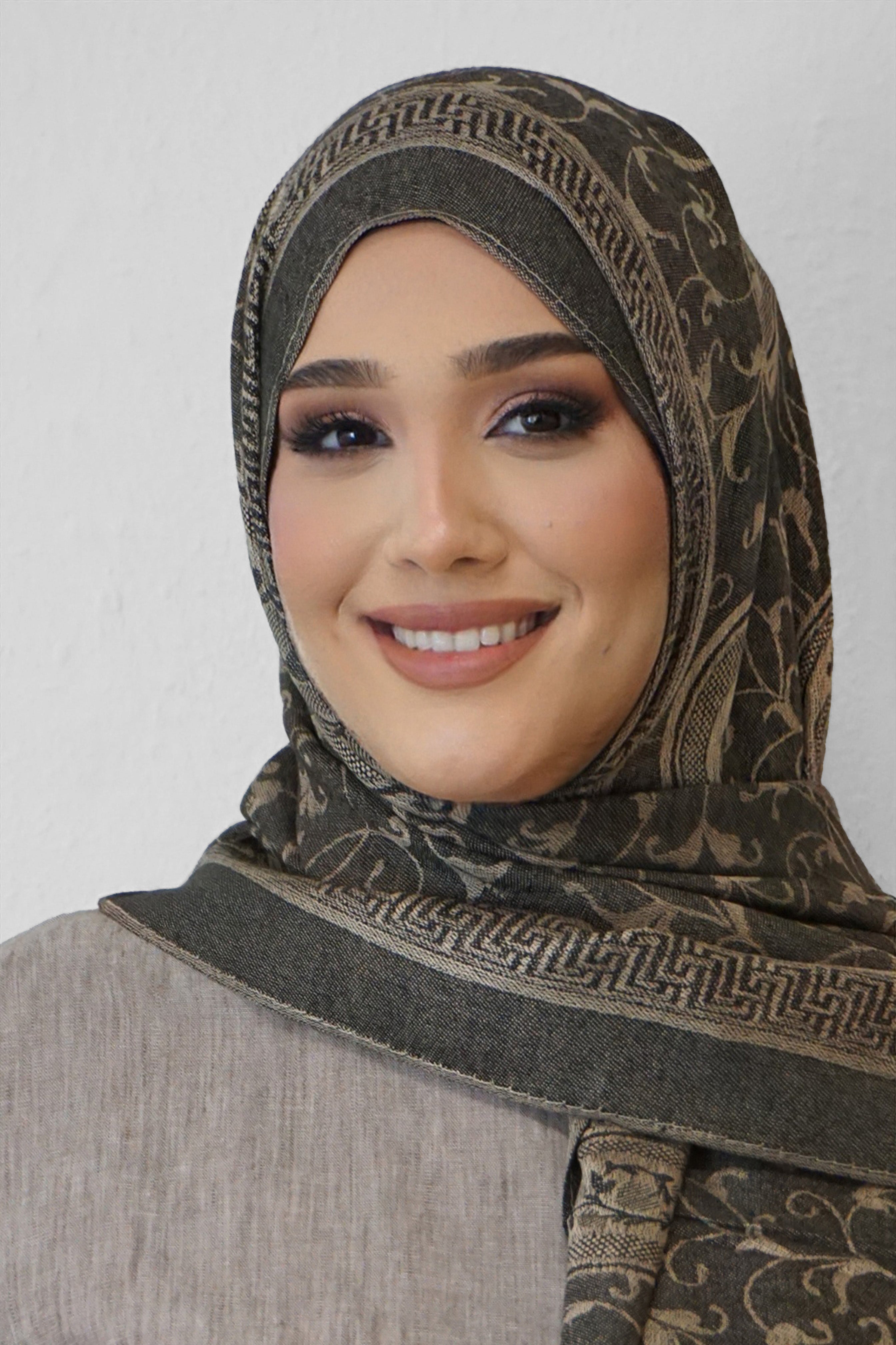 Pashmina Hijab Schwarz