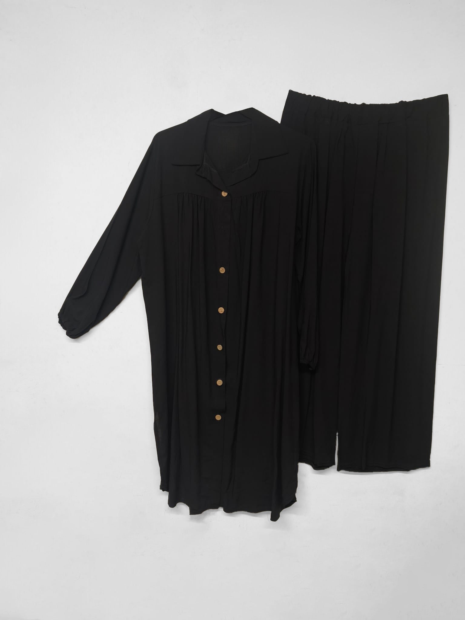 Zwei-Teiler Hose Taliah Schwarz