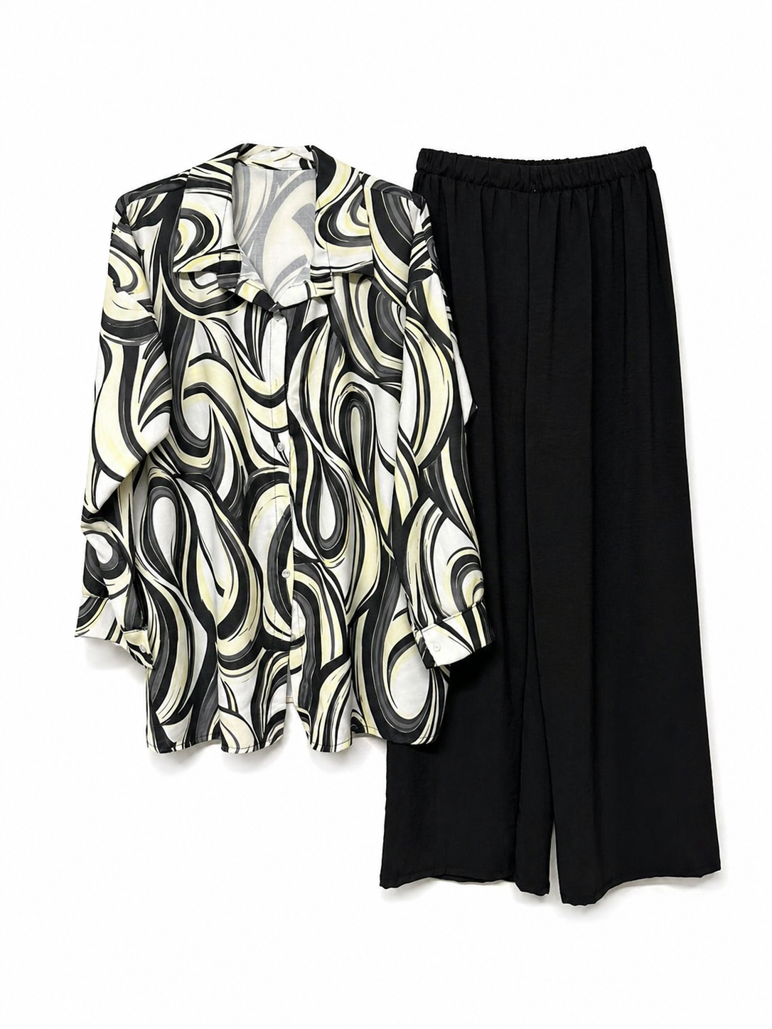 Zwei-Teiler Hose Yavanna Schwarz