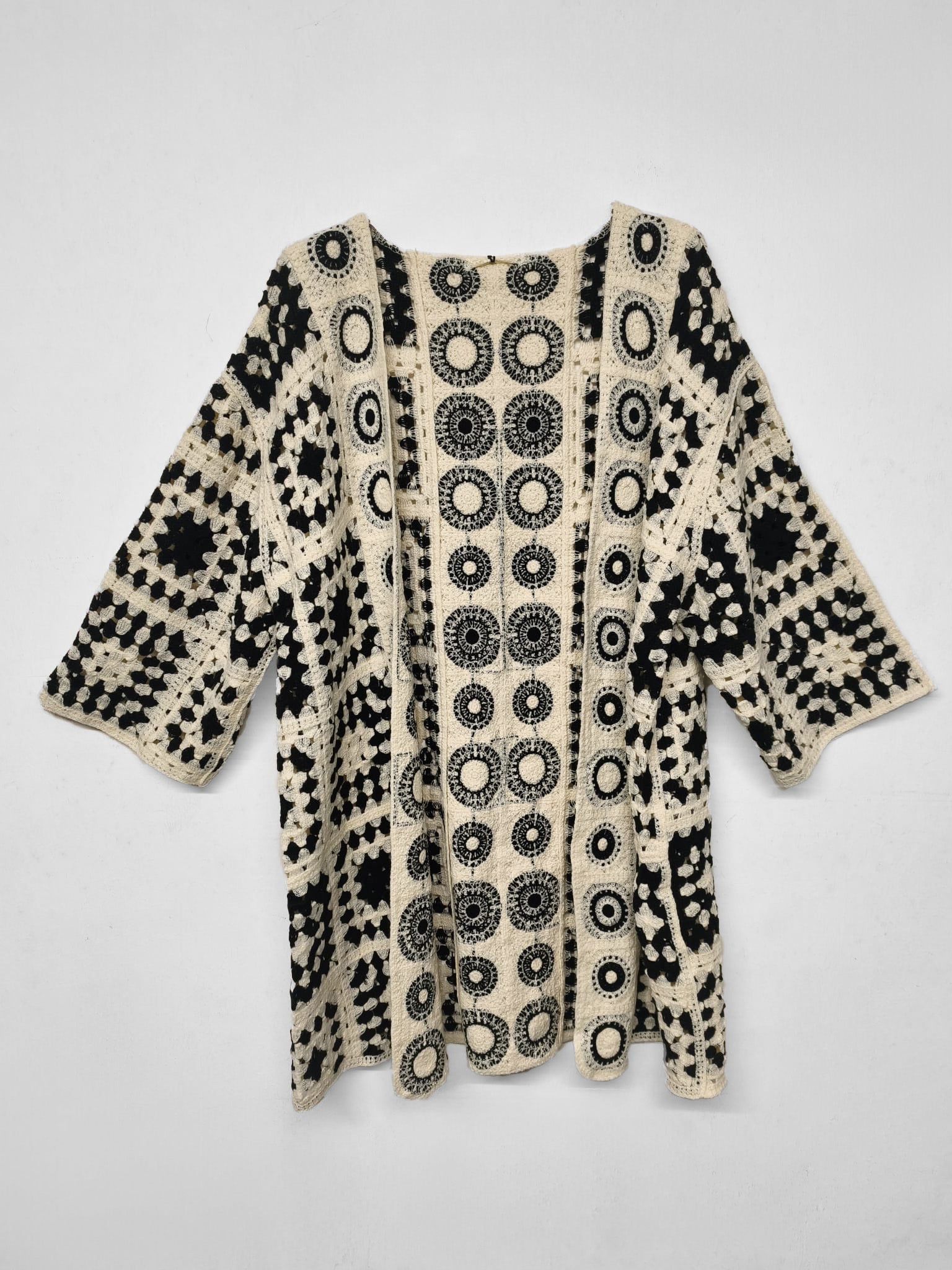 Grobstrick Cardigan Lurea Schwarz