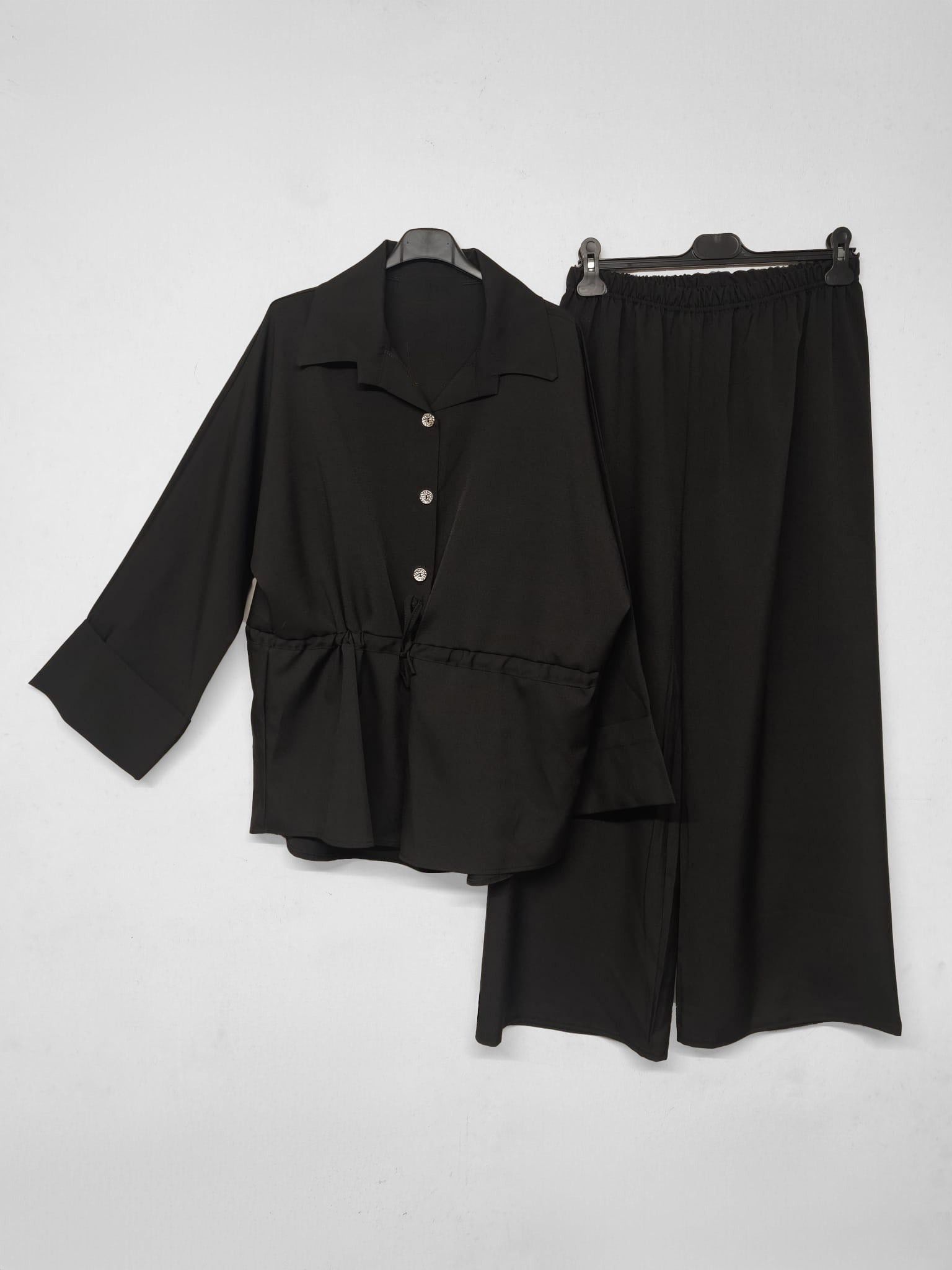 Zwei-Teiler Hose Thalia Schwarz