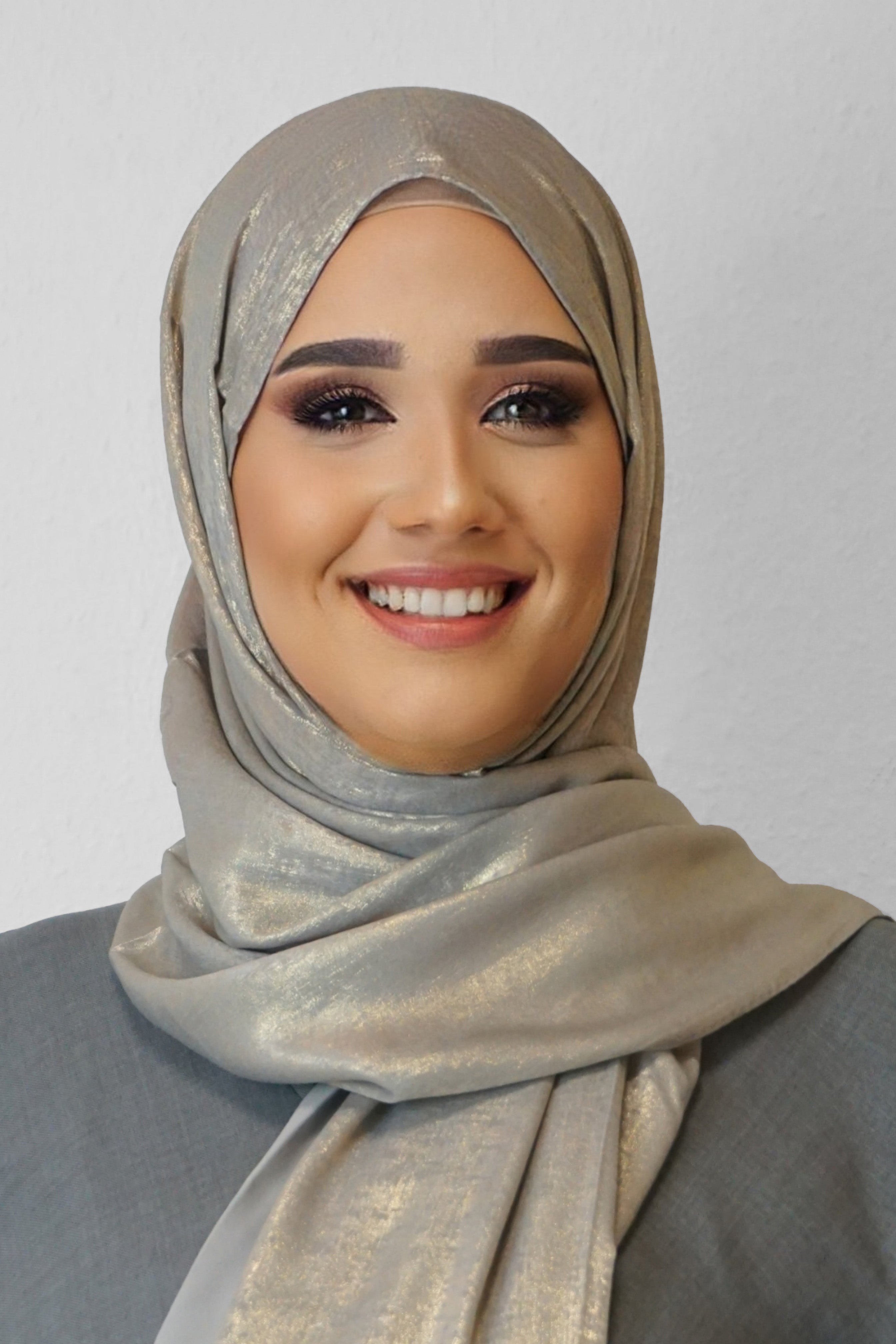 Orient Hijab Silbergrau