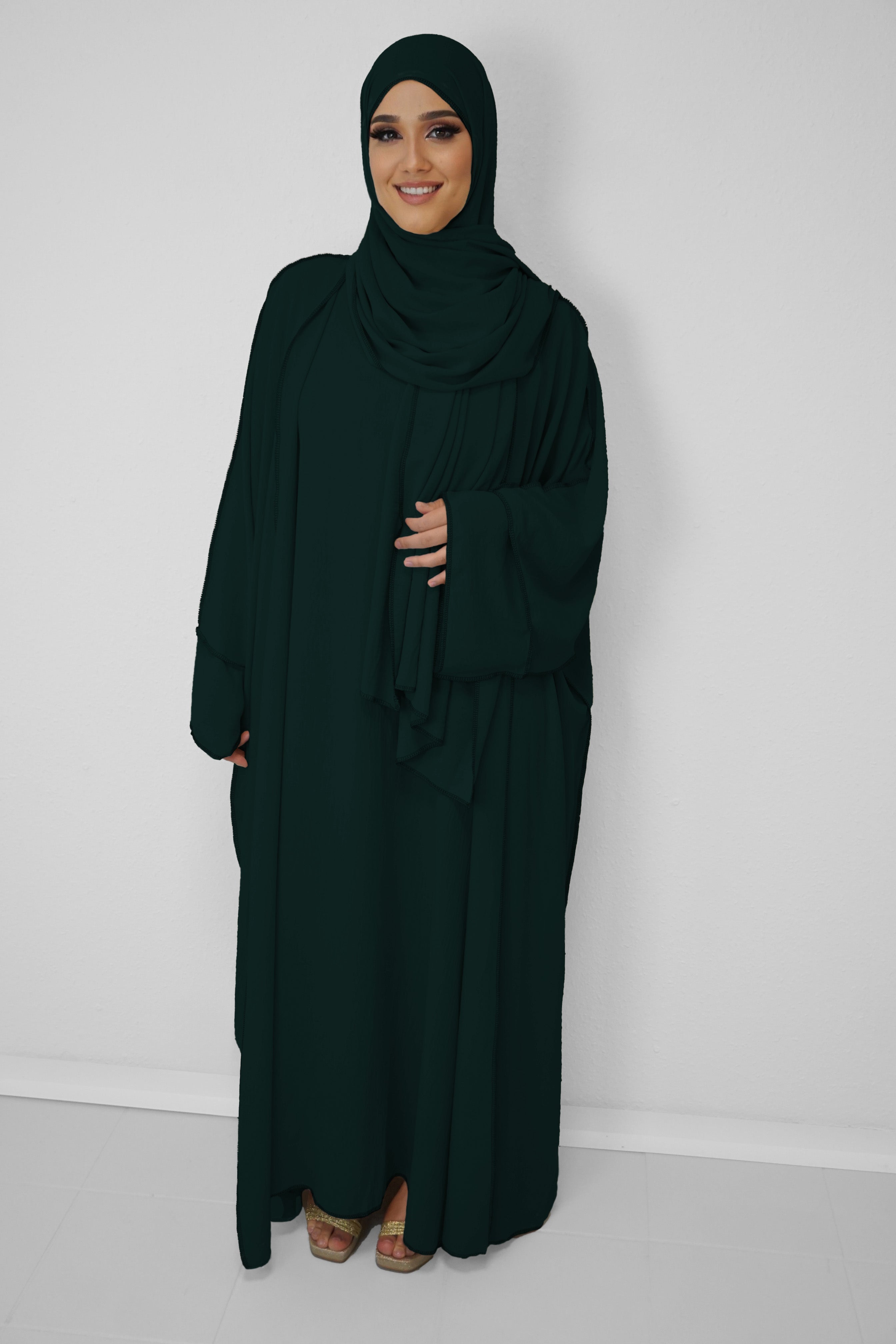 Abaya Naima Smaragdgrün