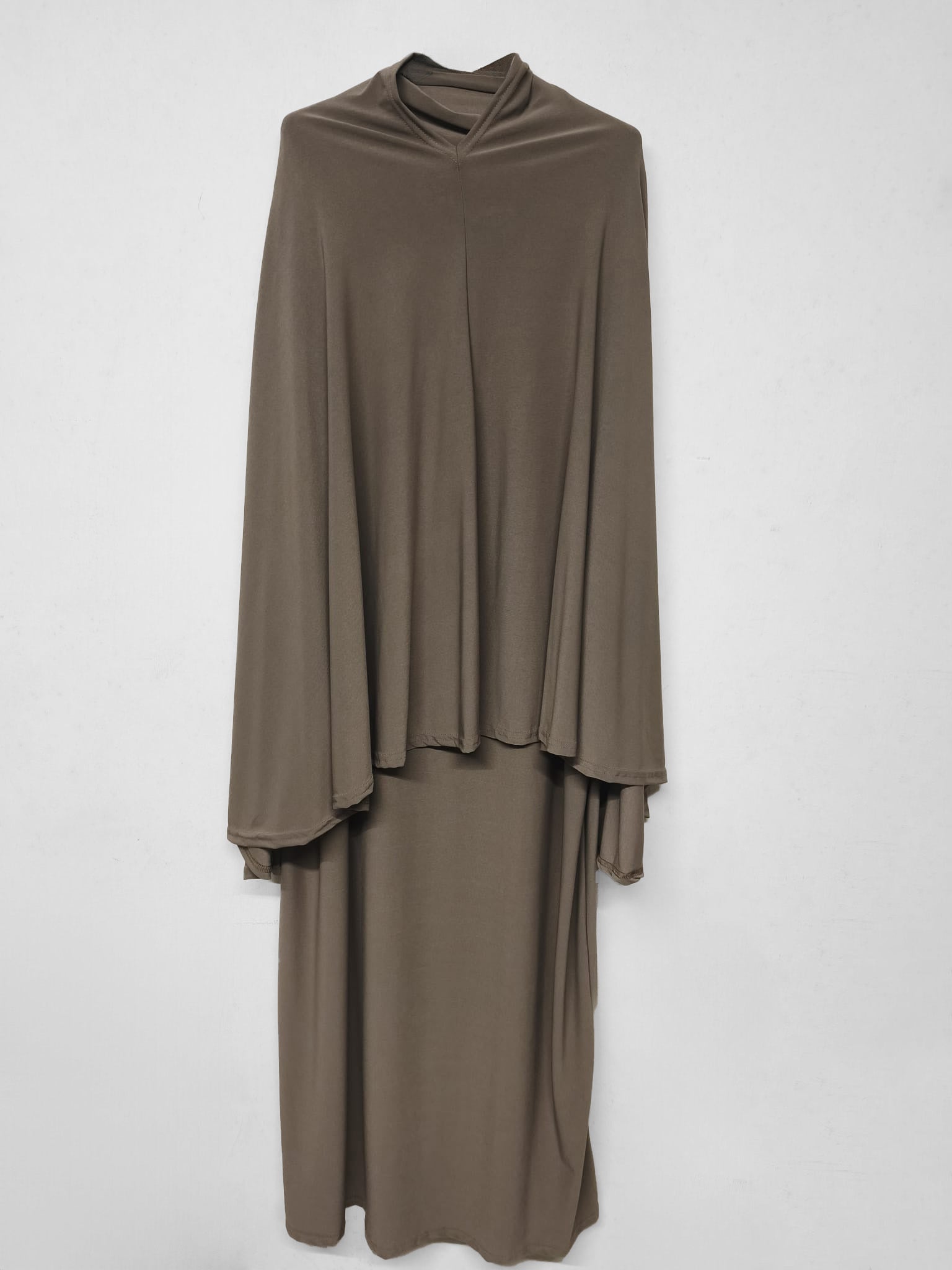 Zwei-Teiler Abaya Vessara Taupe