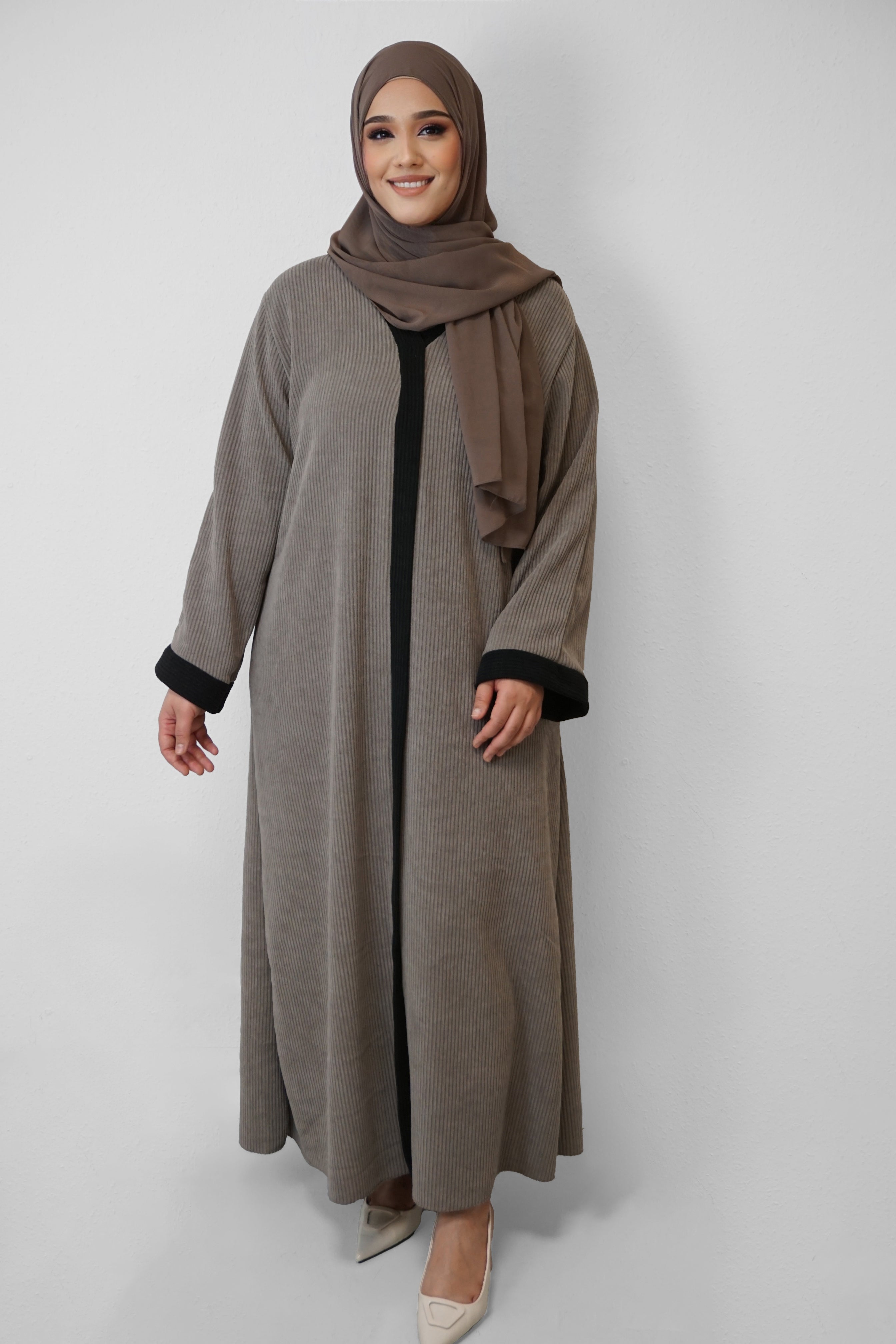 Abaya Ruqaia Taupe