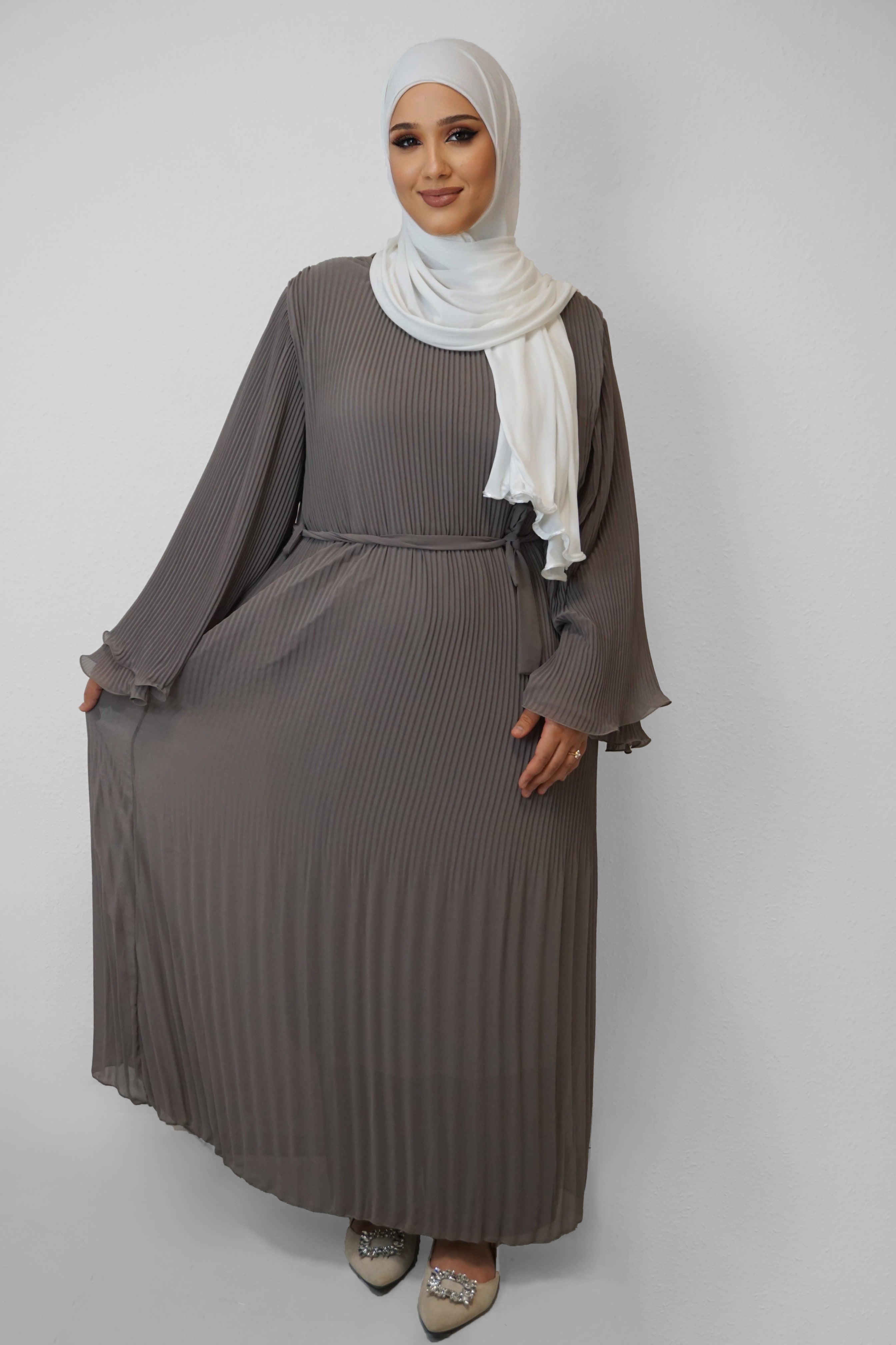 Abaya Kinza Taupe