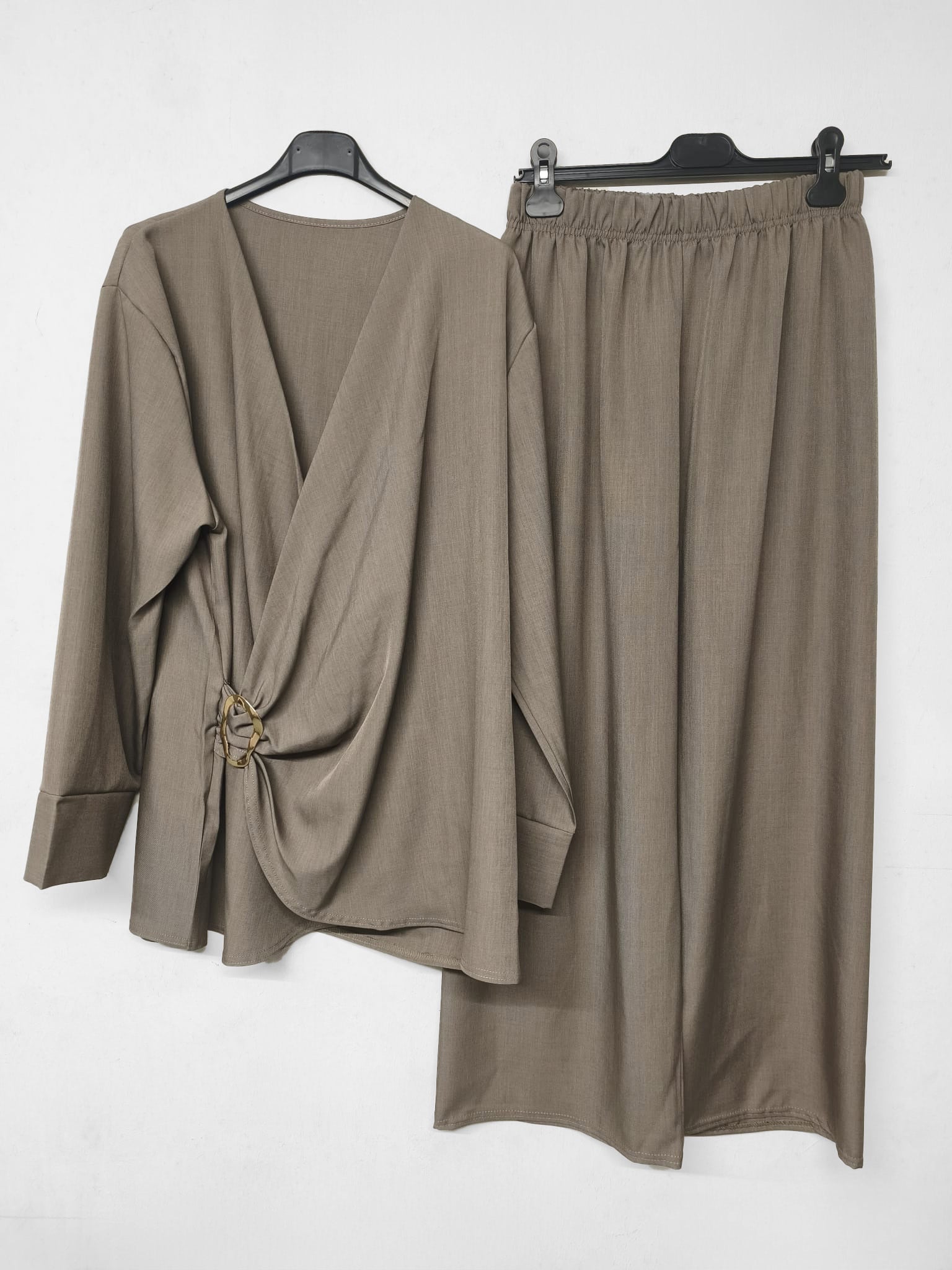 Zwei-Teiler Hose Maris Taupe