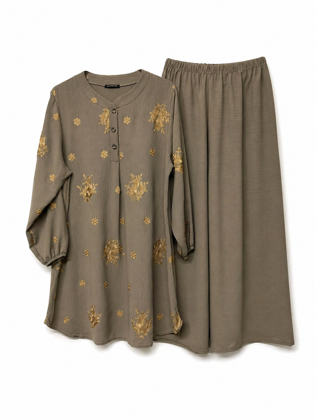 Zwei-Teiler Hose Miriel Taupe