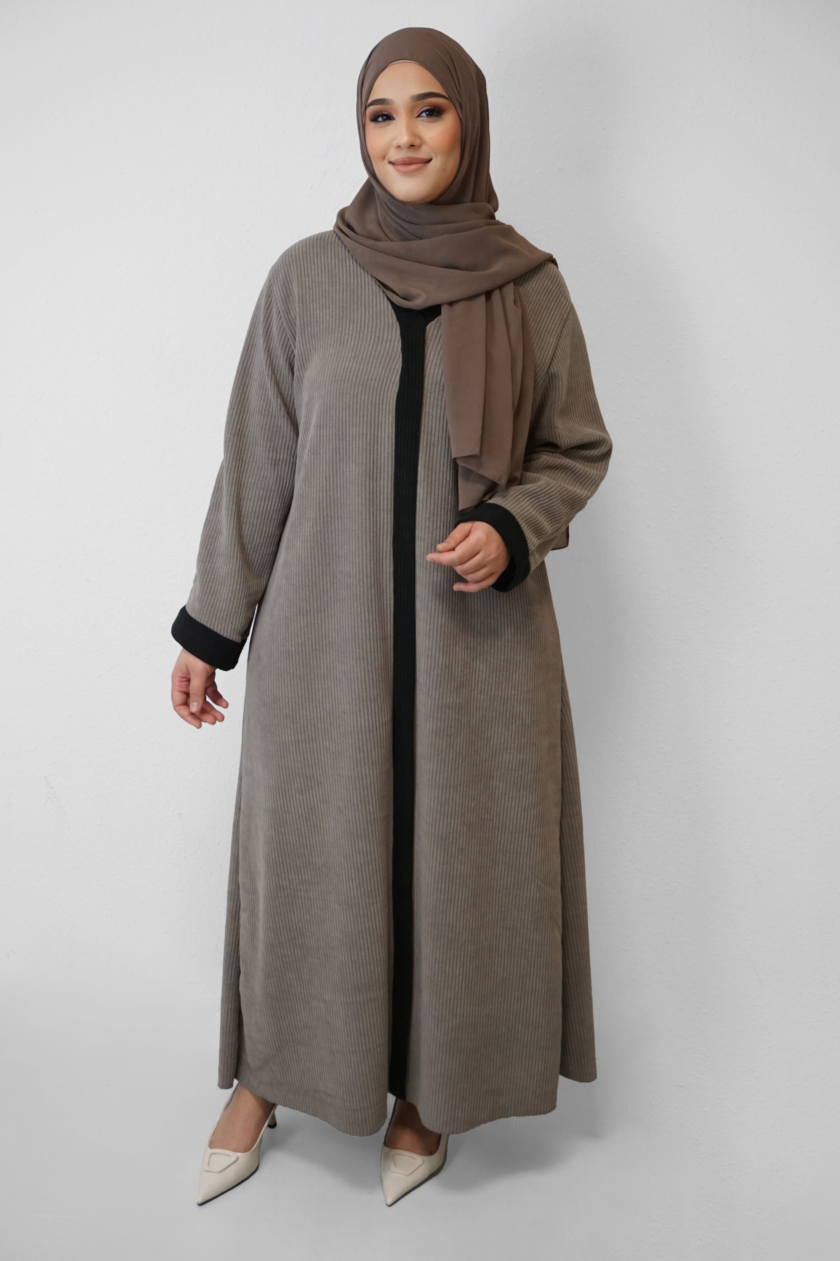 Abaya Ruqaia Taupe