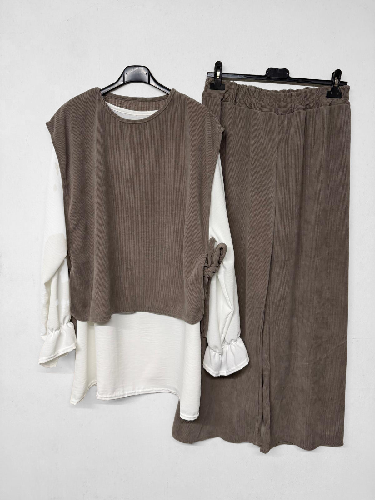 Zweiteiler Hose Zola Taupe