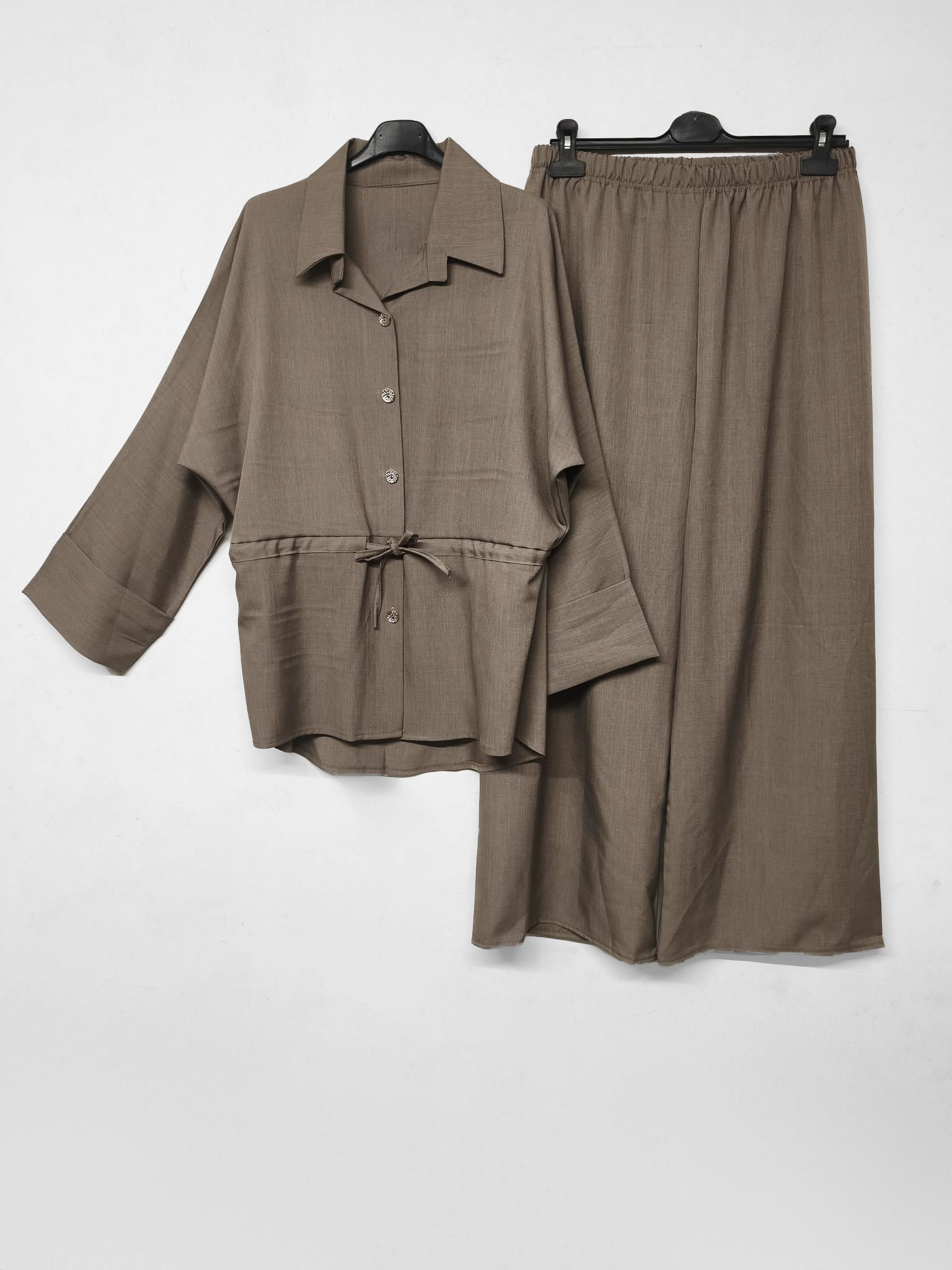 Zwei-Teiler Hose Thalia Taupe