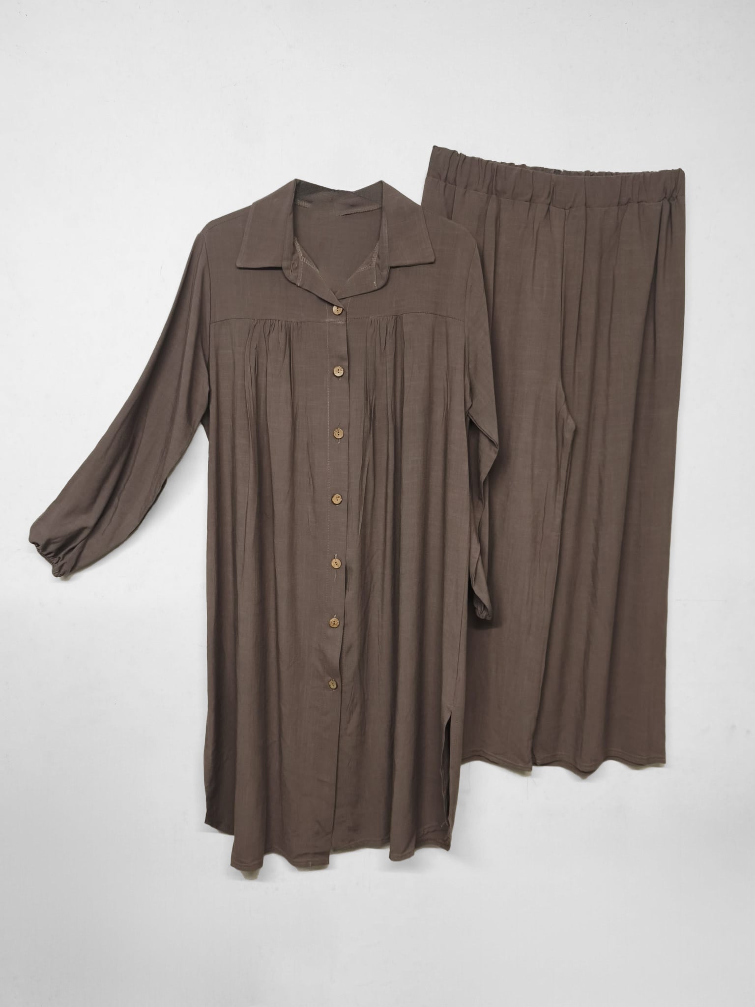 Zwei-Teiler Hose Taliah Taupe