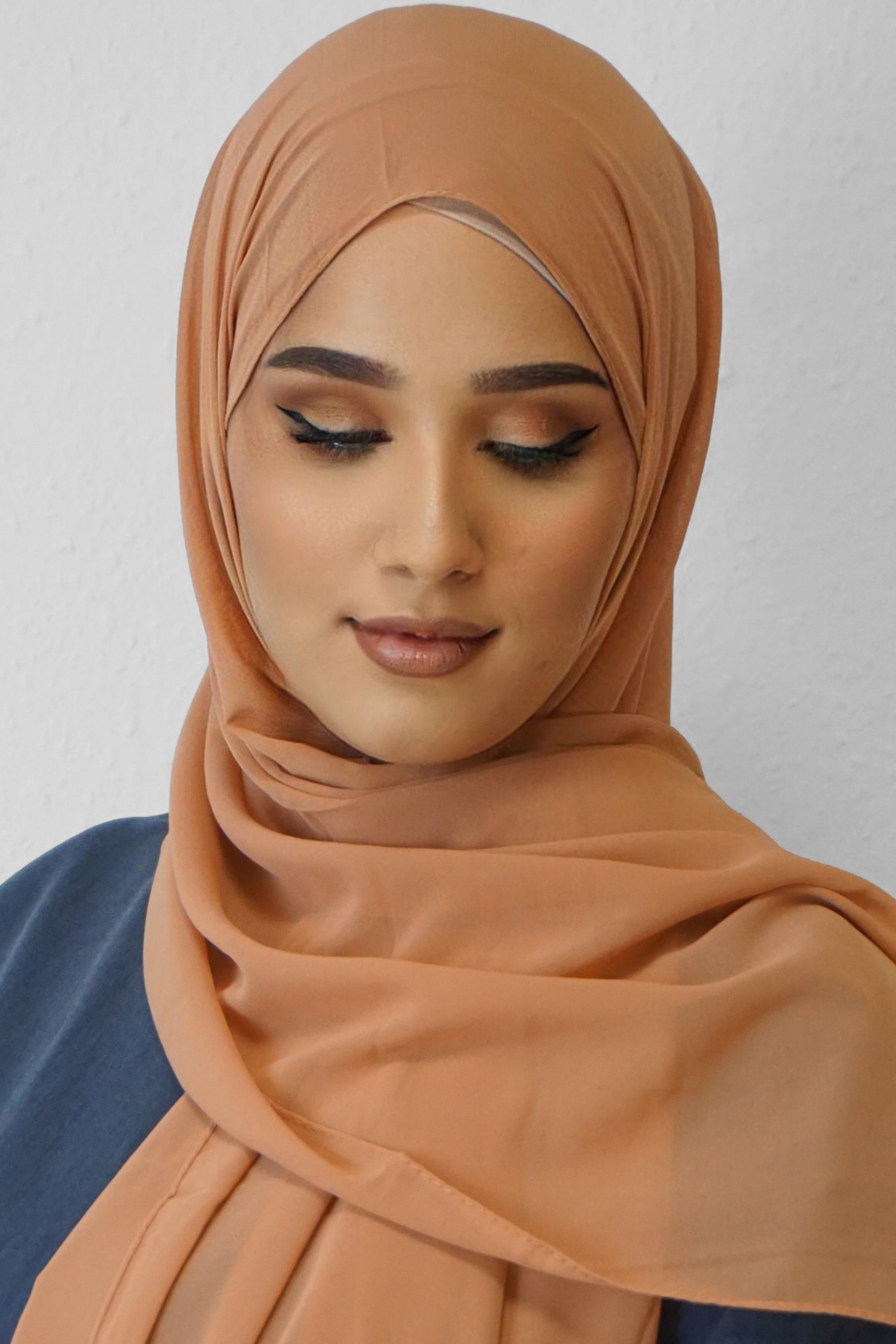 Chiffon Hijab Maira Terakotta