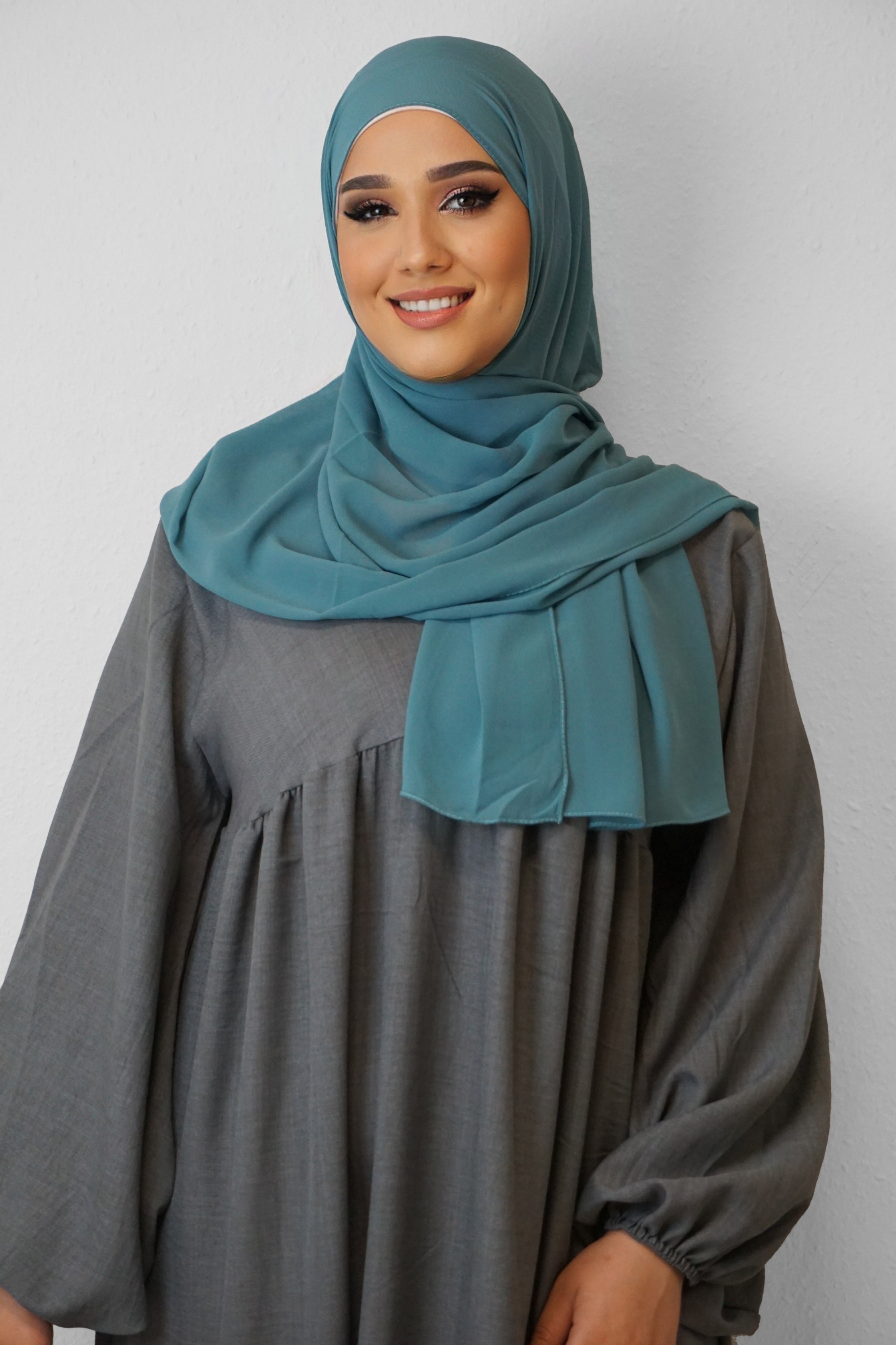 Chiffon Hijab Maira Turkis