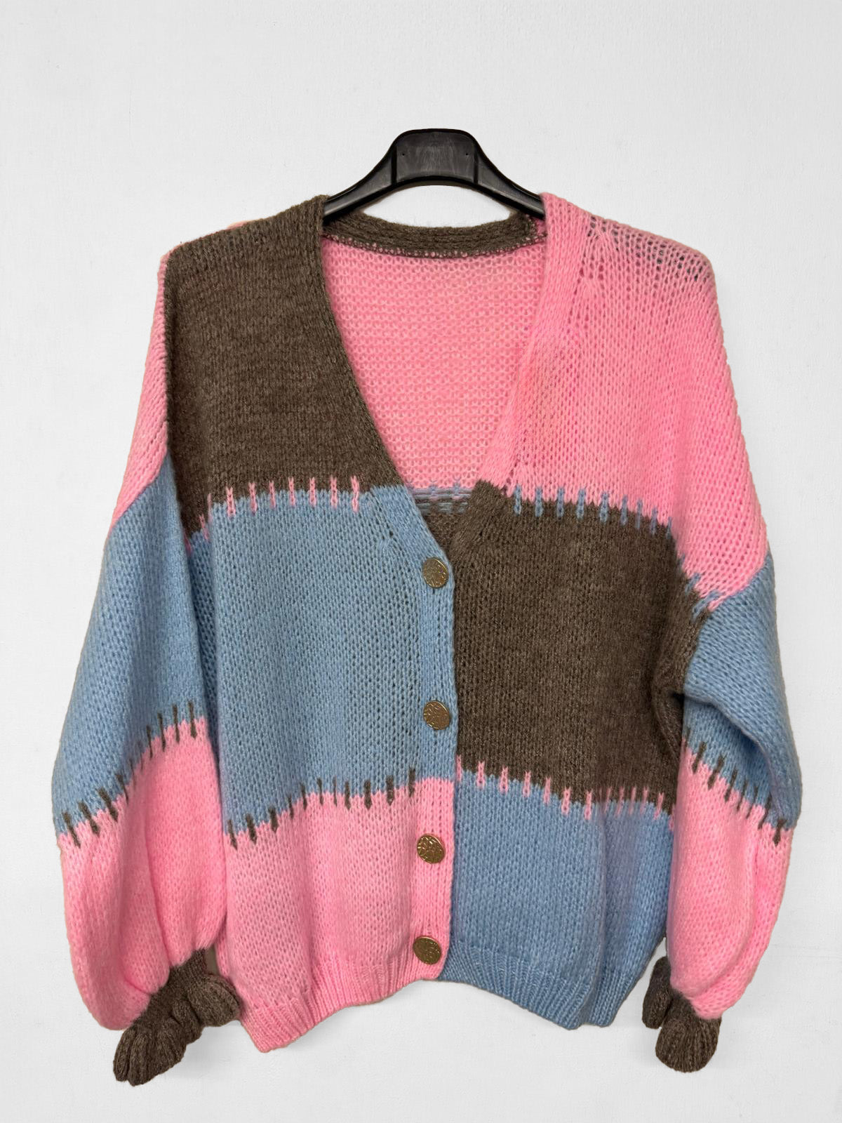 Strick-Cardigan Pullover Nalani Pink