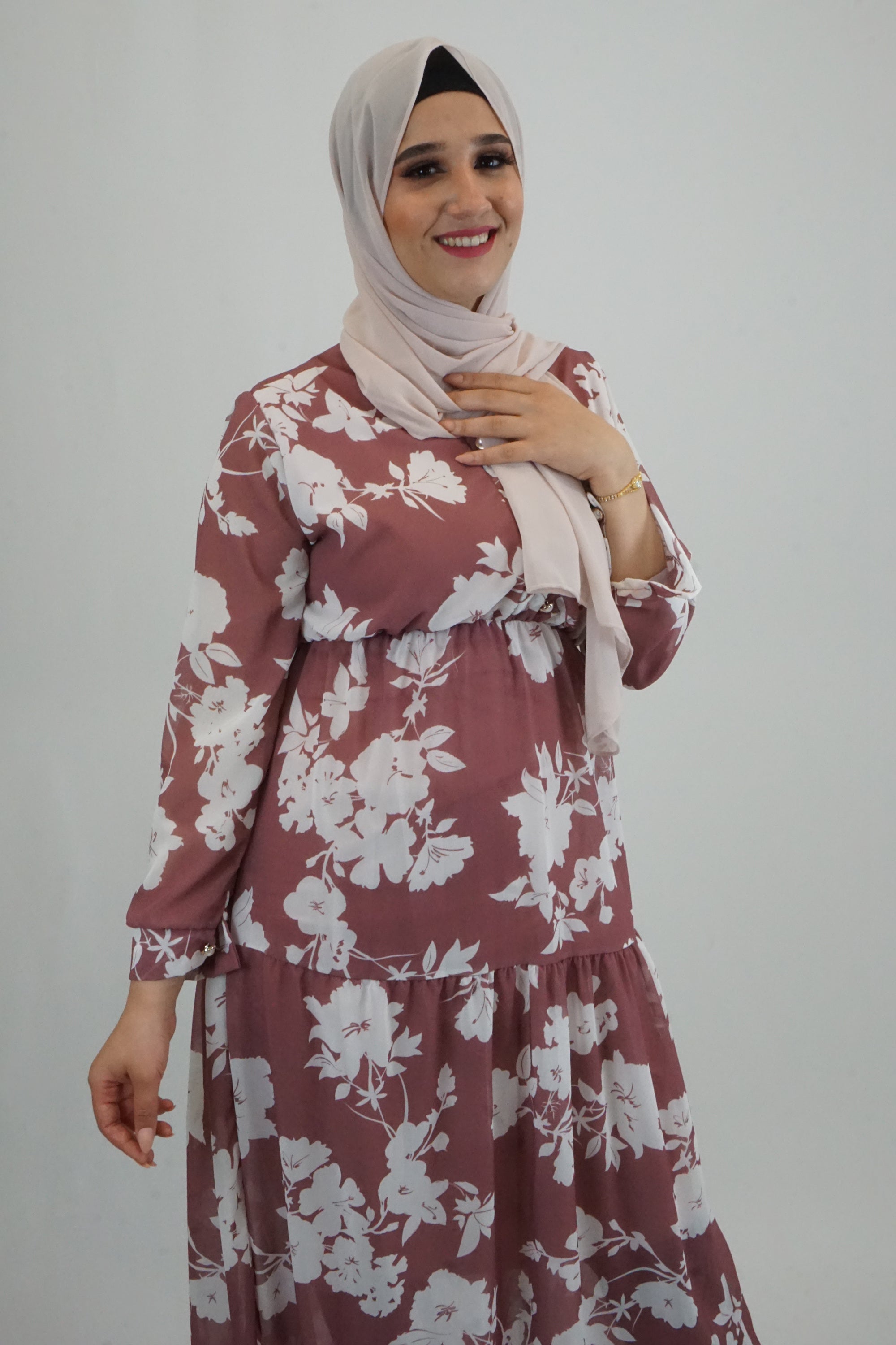 Kleid Fariha Rot