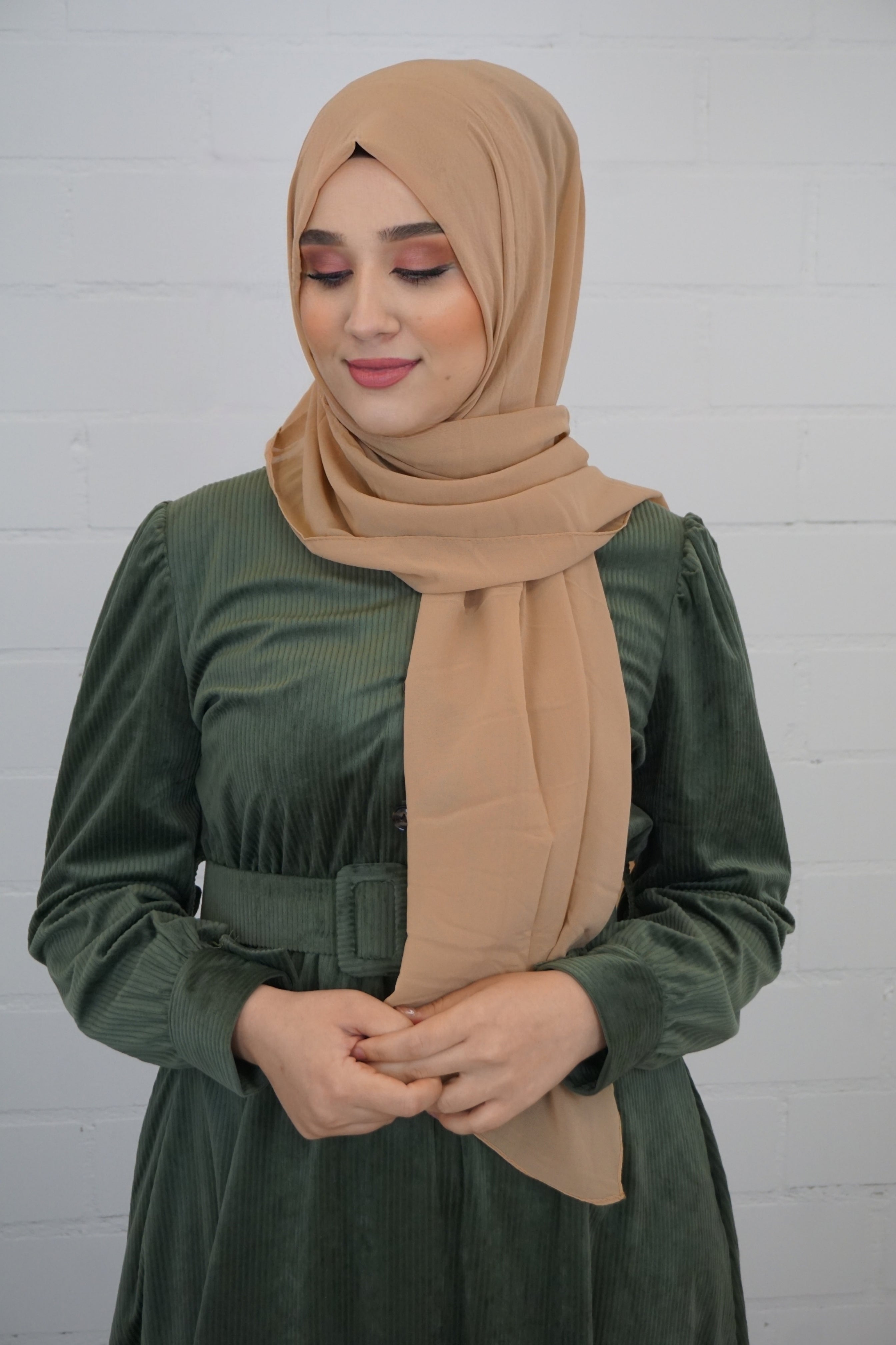 Chiffon Hijab Maira Camel 2