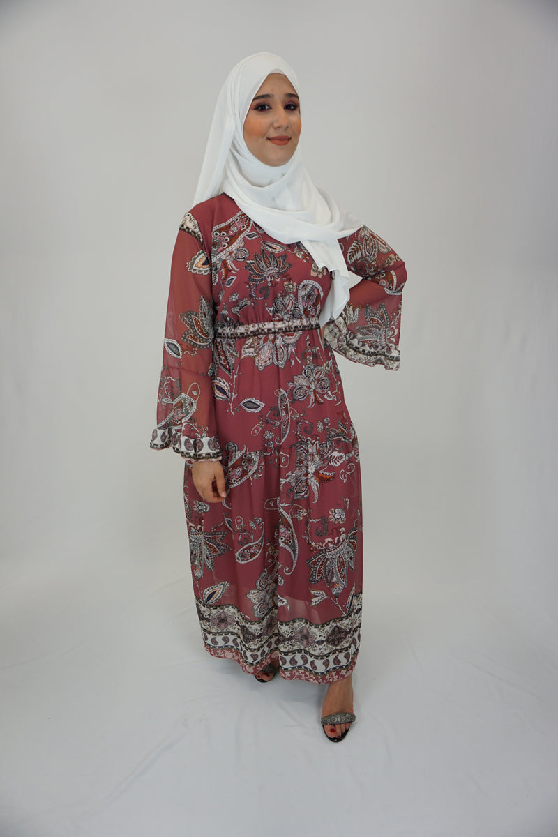 Kleid Munira Rot
