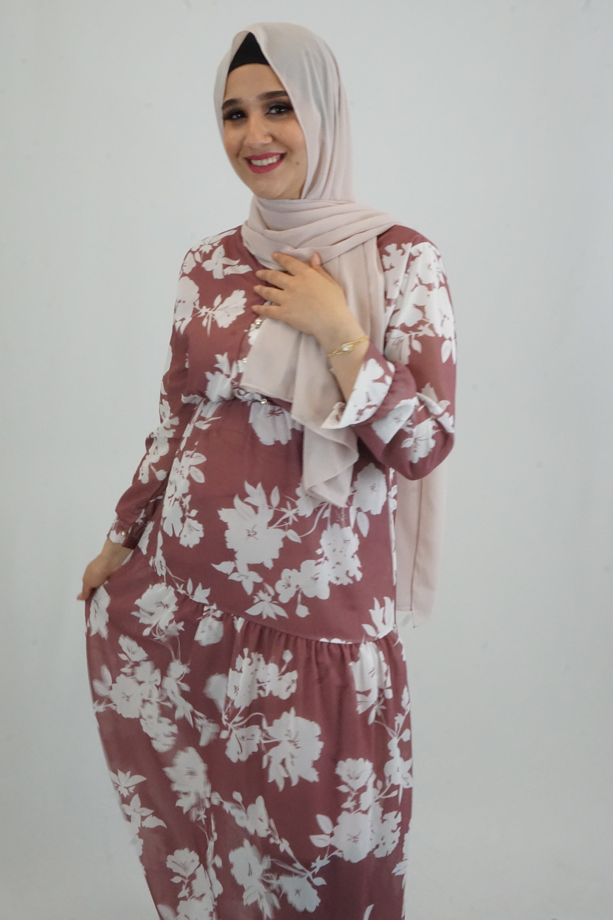 Kleid Fariha Rot