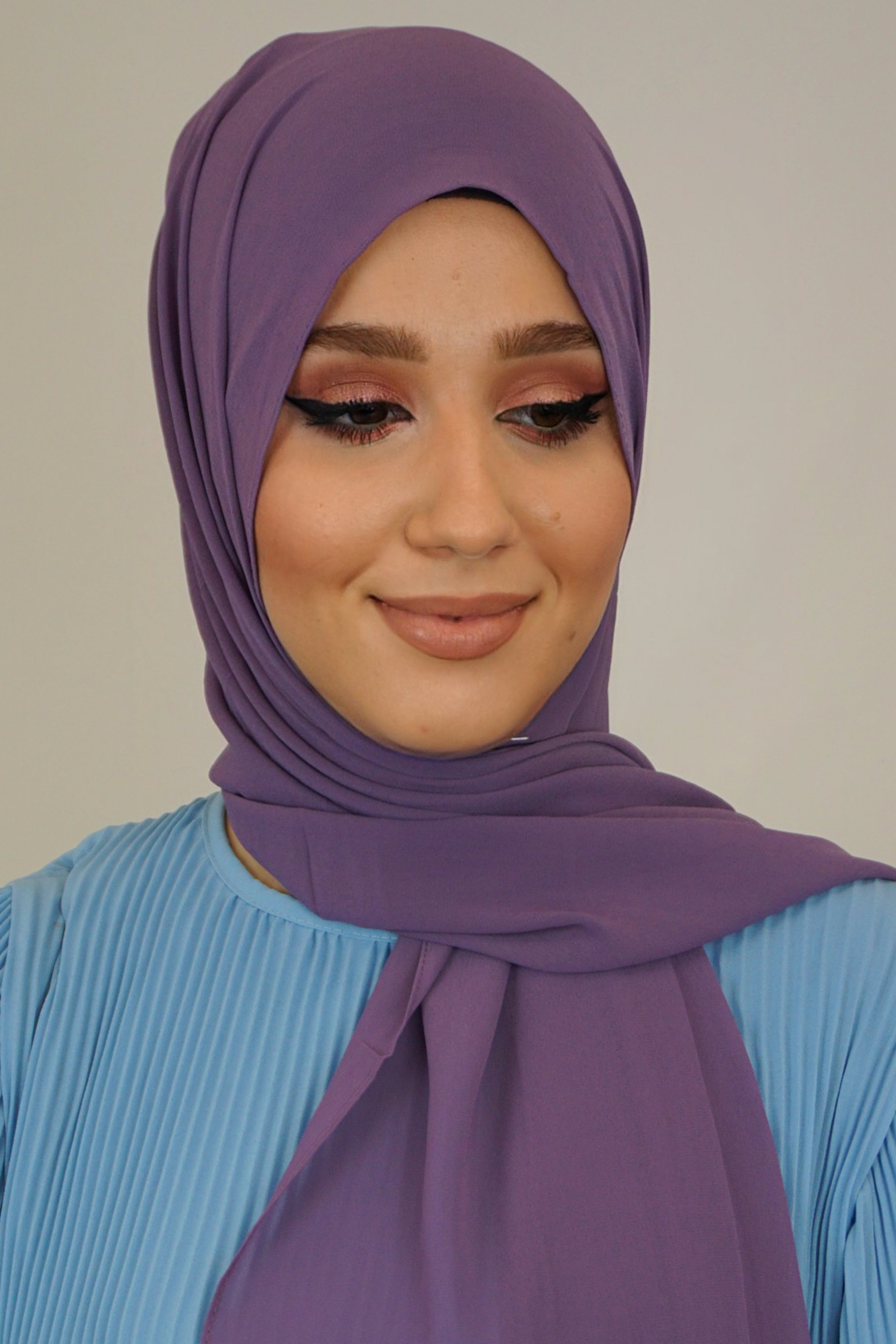 Chiffon Hijab Maira Lila