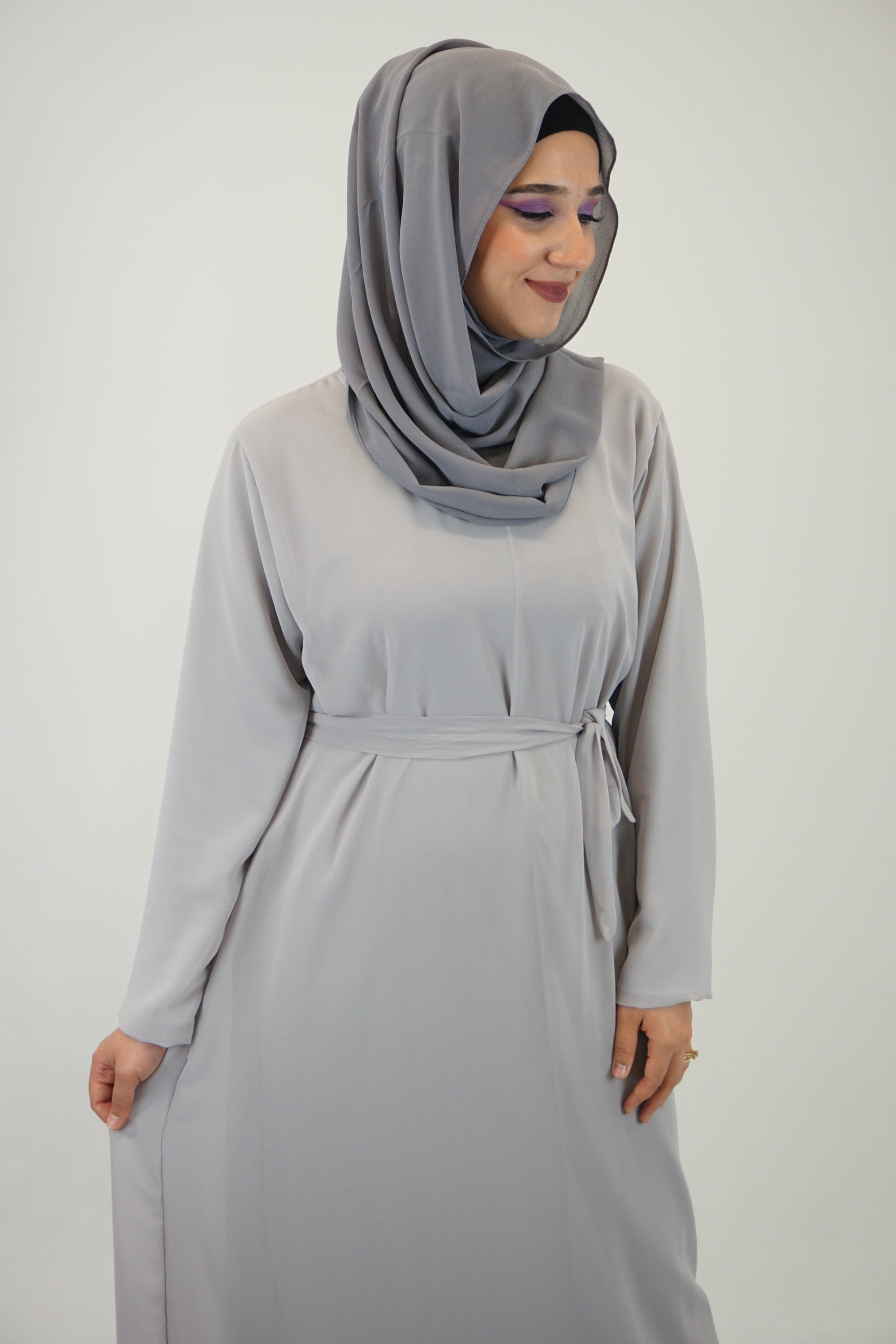 Kleid Eshaal Hellgrau