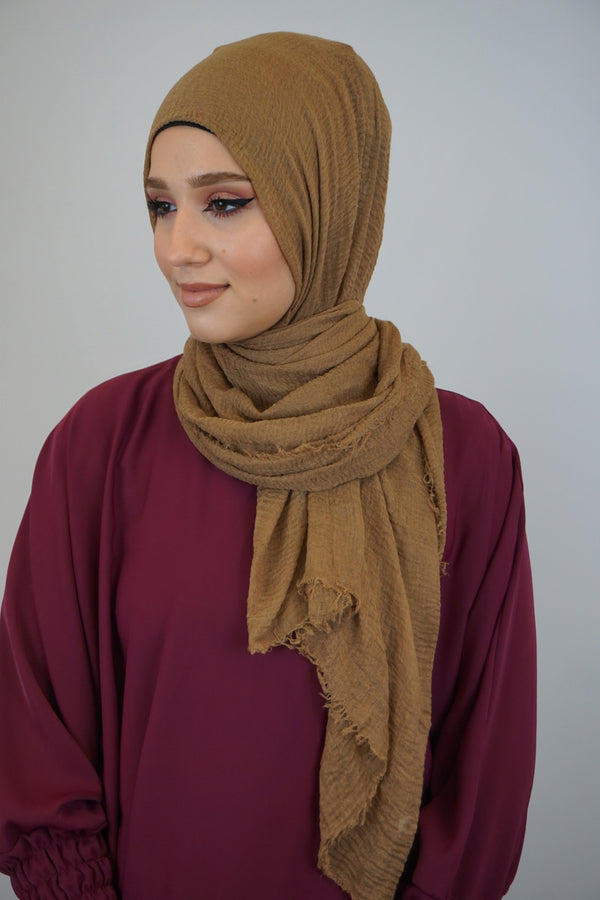 Daily Hijab Dalia Camel