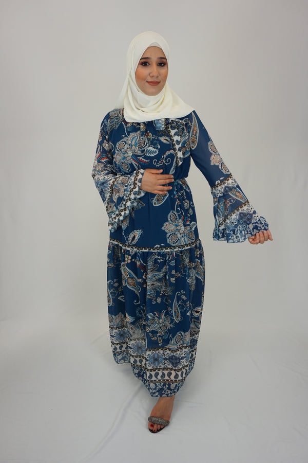 Kleid Munira Blau