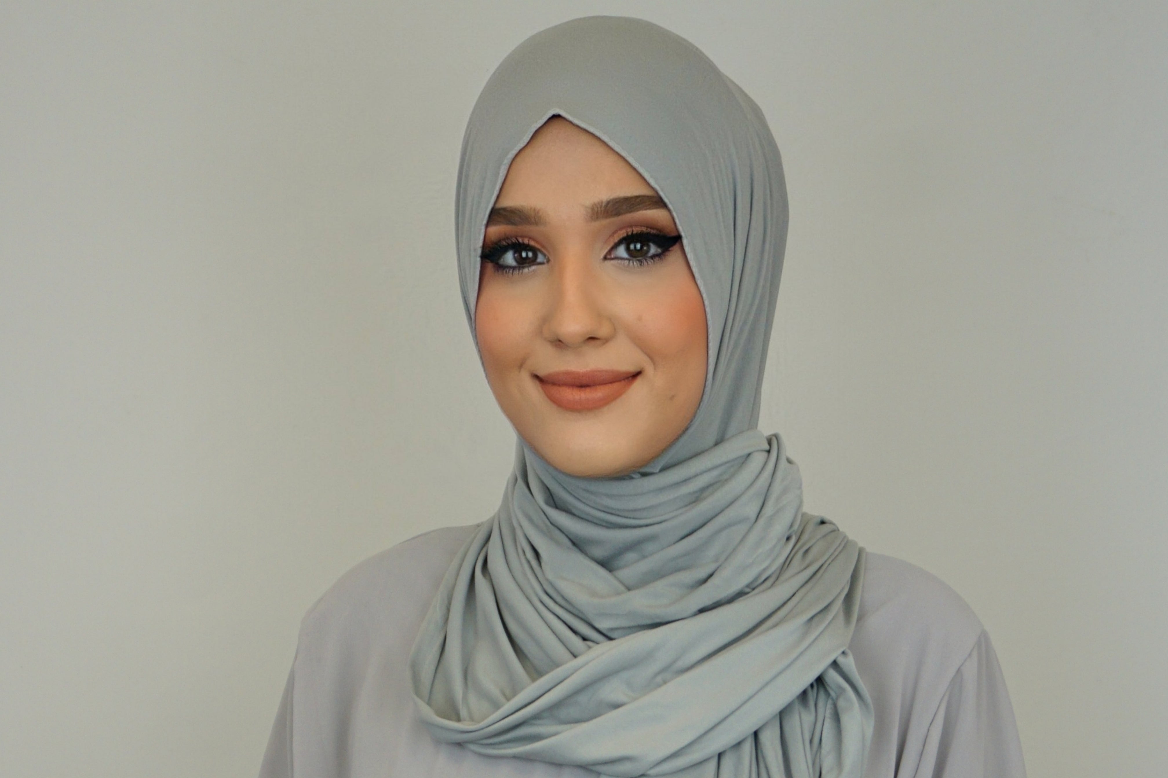 Jersey XL Hijab Grau