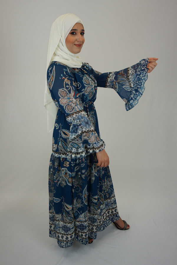 Kleid Munira Blau