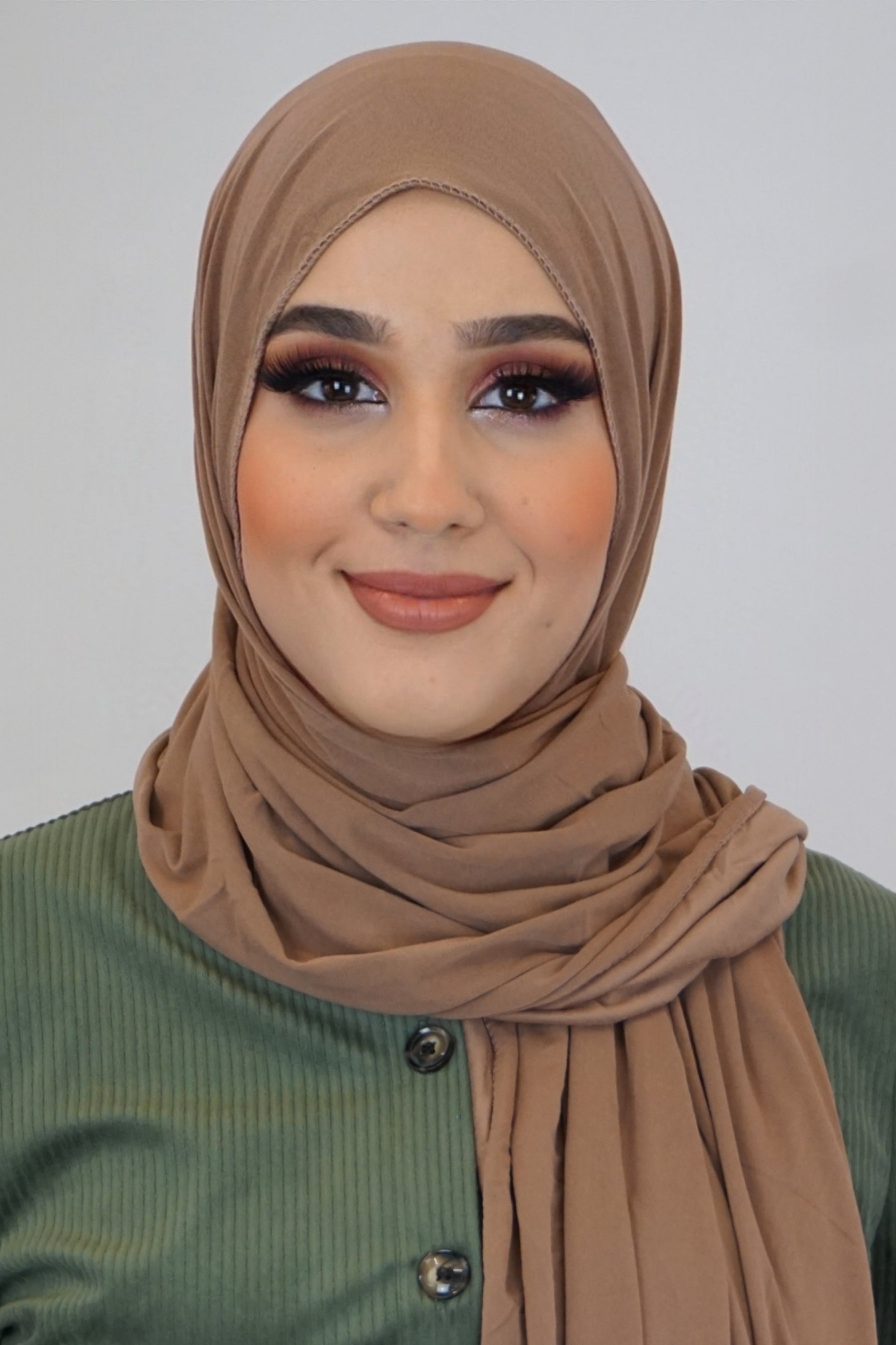 Jersey Hijab Fiza Dunkelorange